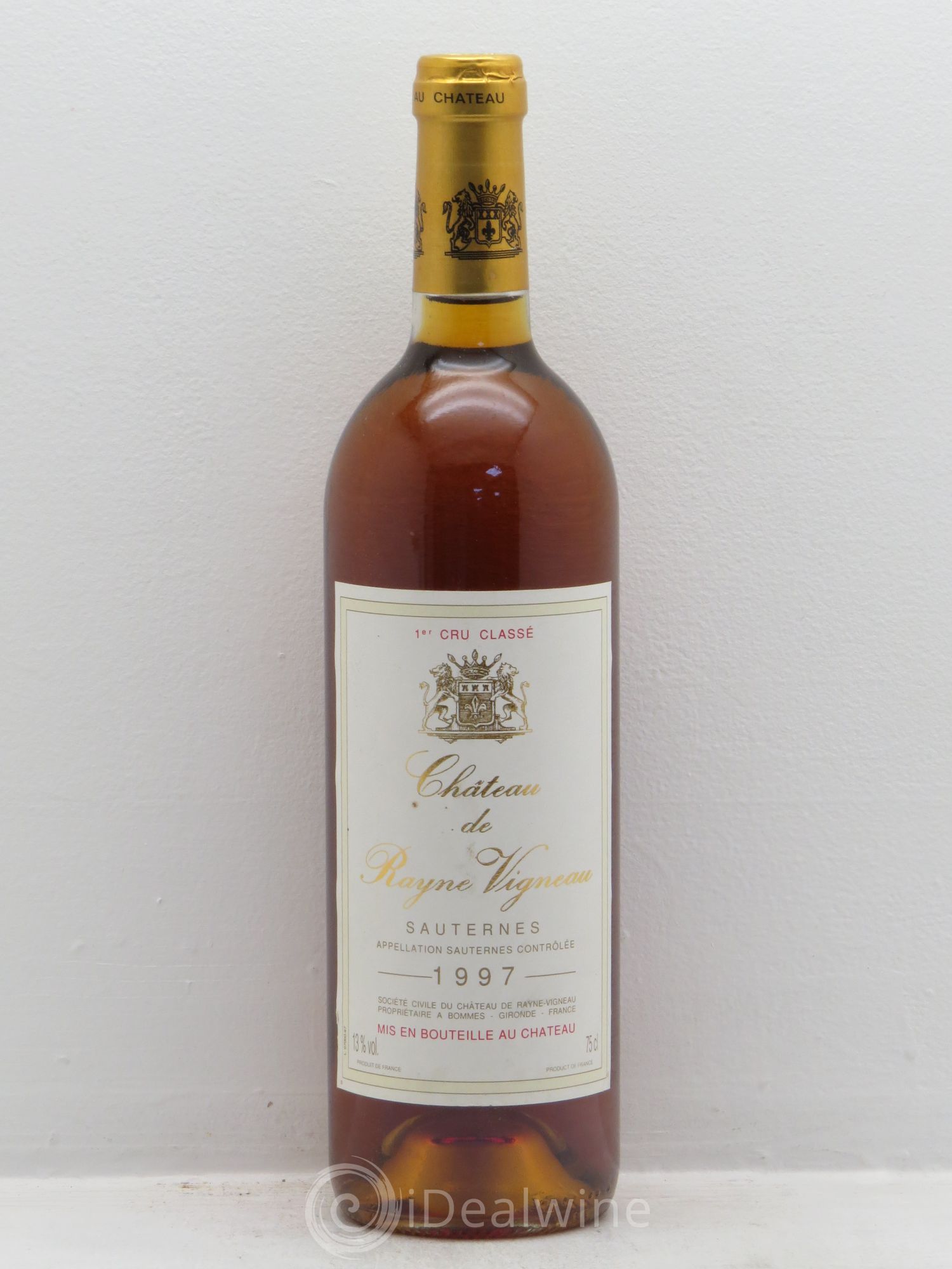 Château de Rayne Vigneau 1er Grand Cru Classé 1997 - Lotto di 1 bottiglia - 0