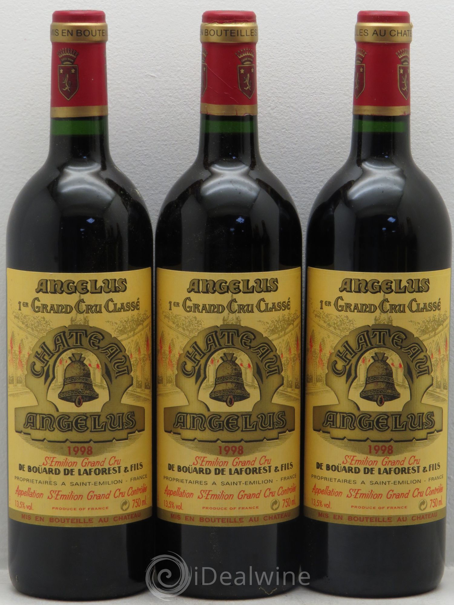Château Angélus 1er Grand Cru Classé A 1998 - Lot de 6 bouteilles - 2