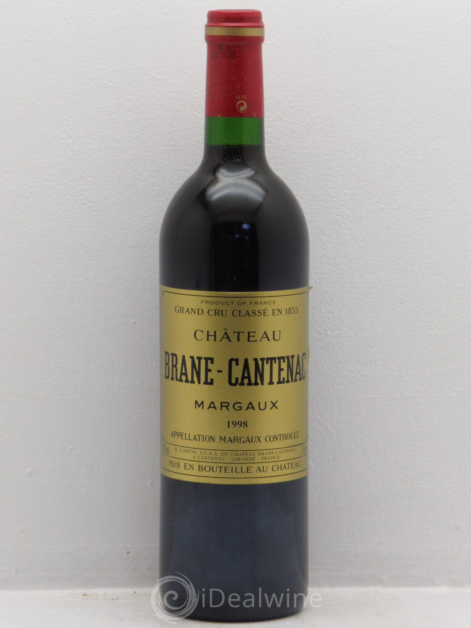 Château Brane Cantenac 2ème Grand Cru Classé 1998 - Lot de 12 bouteilles - 0