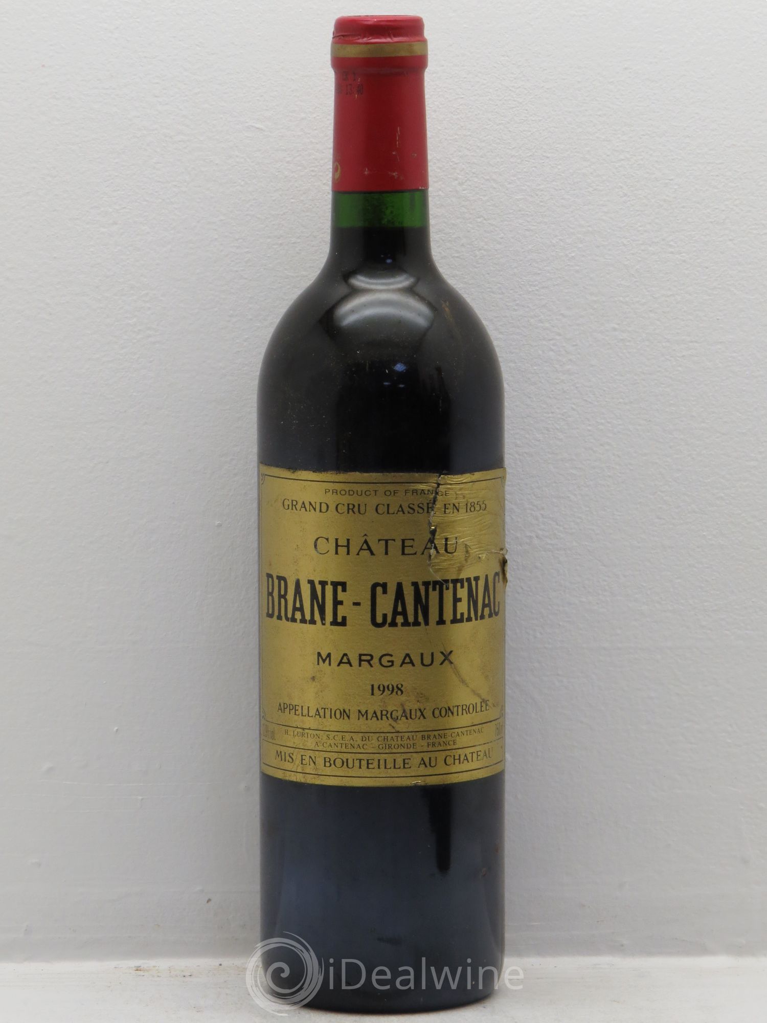 Château Brane Cantenac 2ème Grand Cru Classé 1998 - Lot de 6 bouteilles - 0