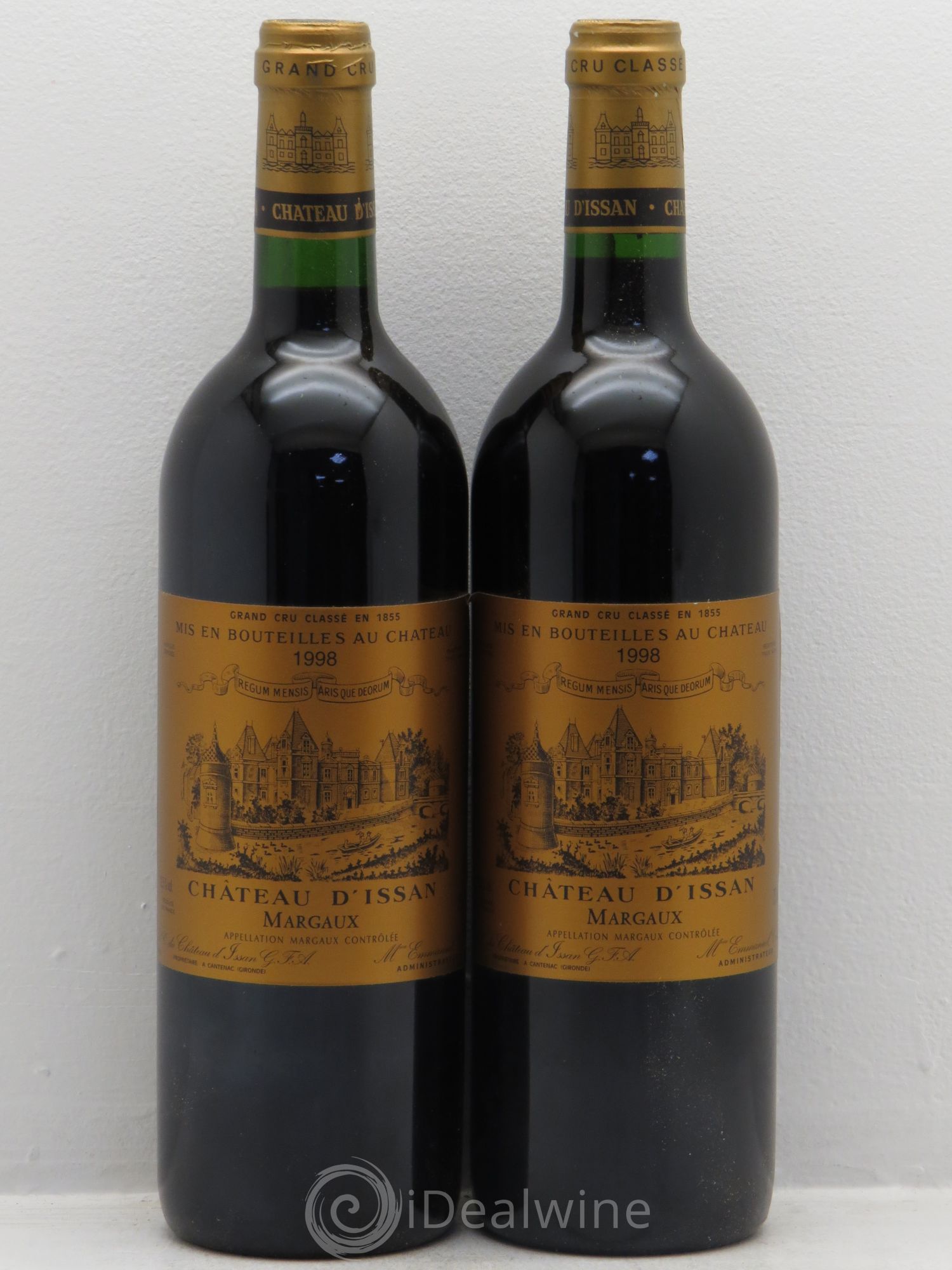 Château d'Issan 3ème Grand Cru Classé 1998 - Lot de 2 bouteilles - 0