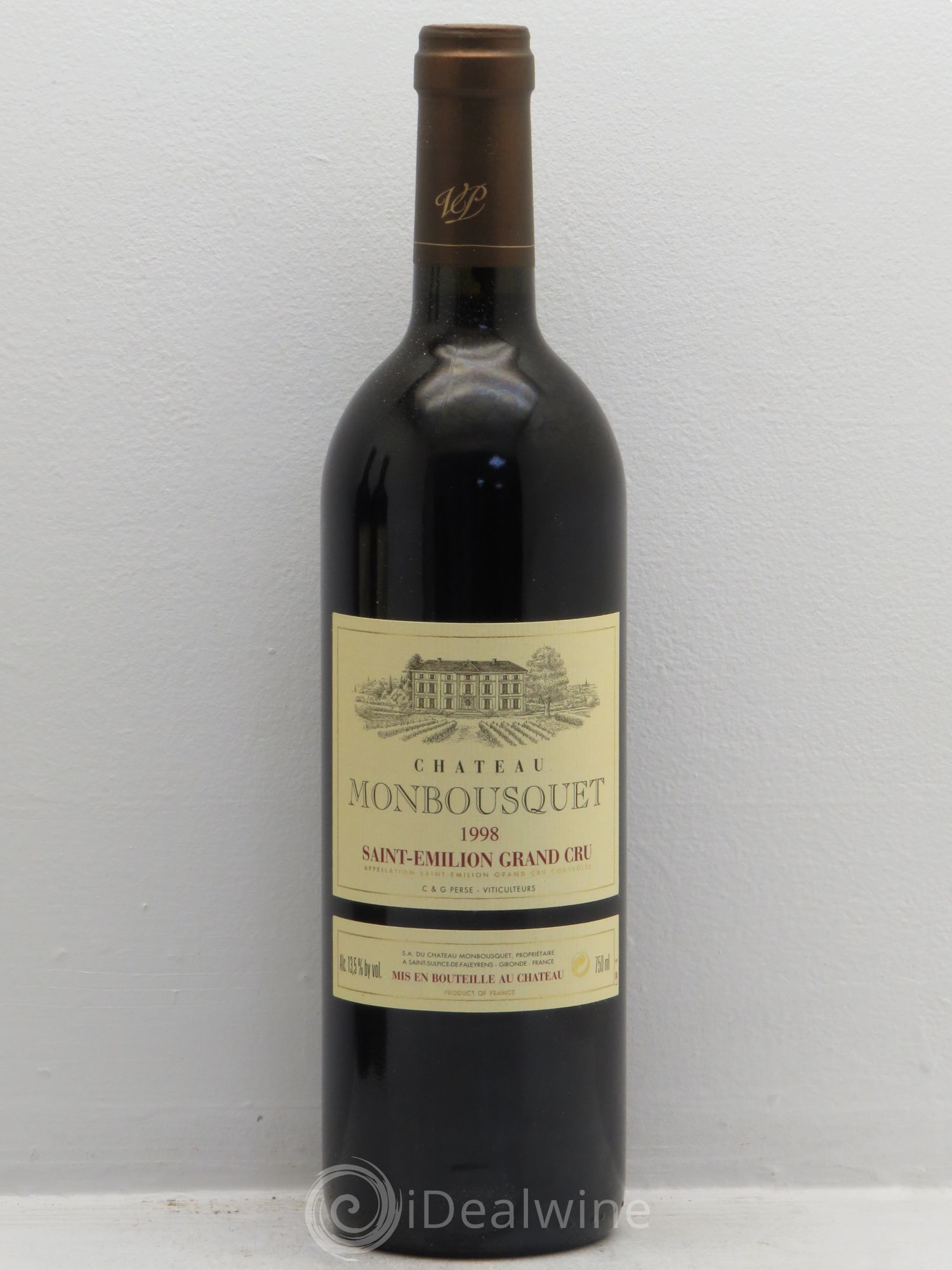 Château Monbousquet Grand Cru Classé 1998 - Lot de 12 bouteilles - 0