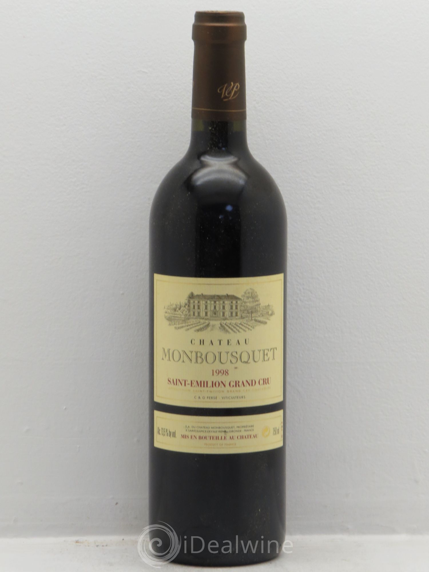 Château Monbousquet Grand Cru Classé 1998 - Lot de 6 bouteilles - 0