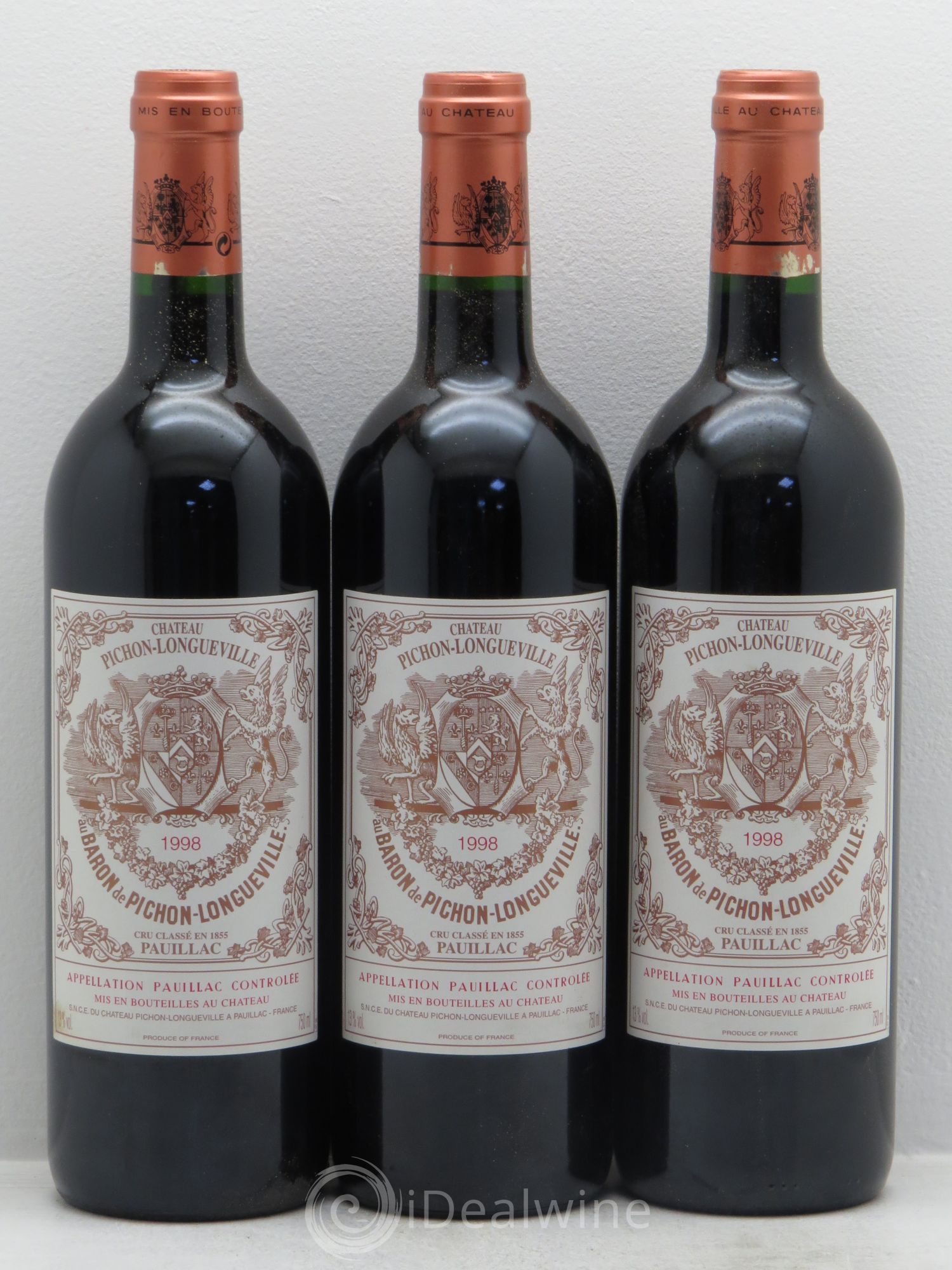 Pichon Longueville Baron 2ème Grand Cru Classé 1998 - Lot de 12 bouteilles - 4