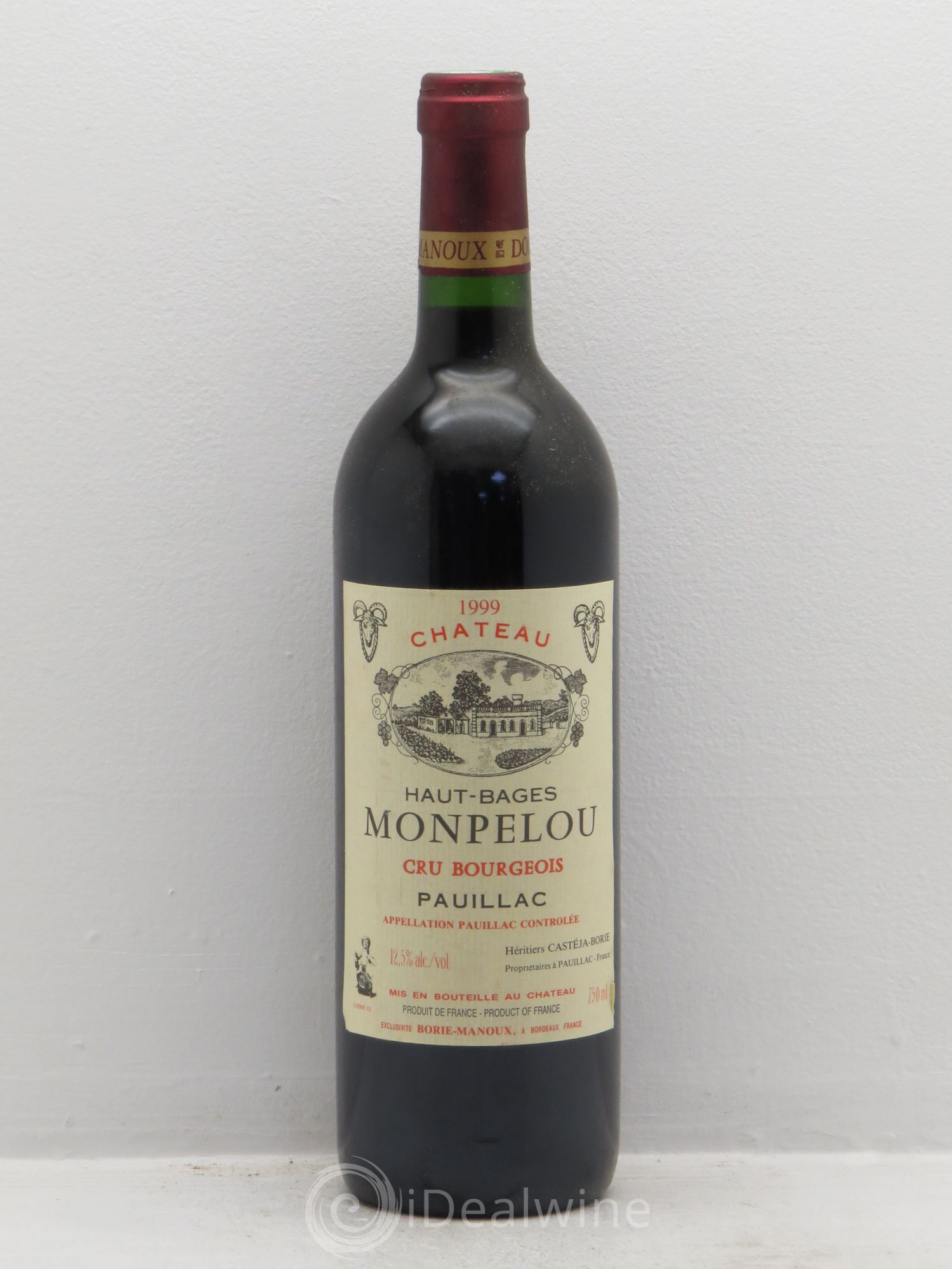 Château Haut Bages Monpelou Cru Bourgeois 1999 - Lot de 6 bouteilles - 0
