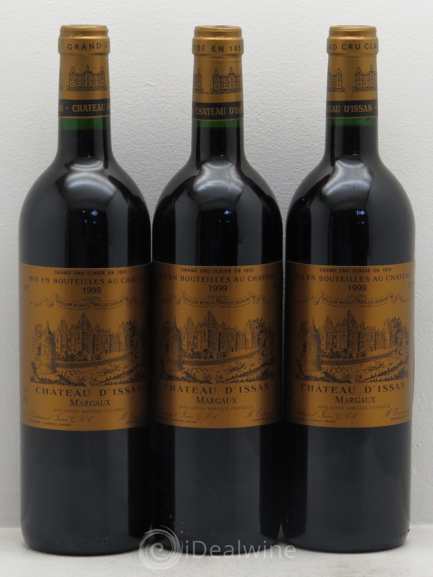 Château d'Issan 3ème Grand Cru Classé 1999 - Lot de 3 bouteilles - 0