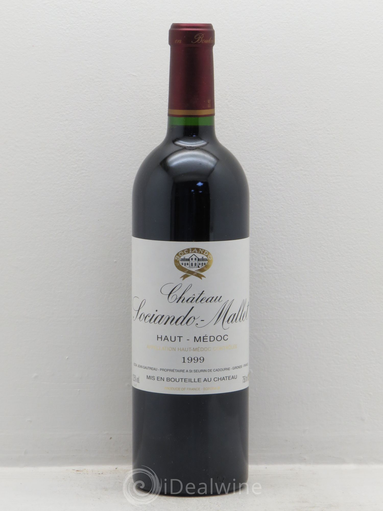 Château Sociando Mallet 1999 - Lot de 12 bouteilles - 0