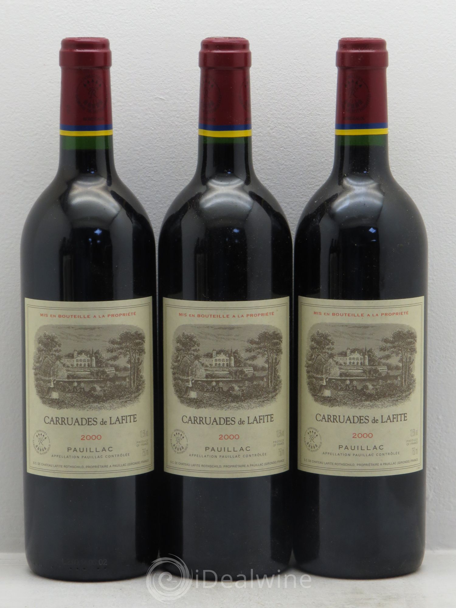 Carruades de Lafite Rothschild Second Vin 2000 - Lot de 6 bouteilles - 1