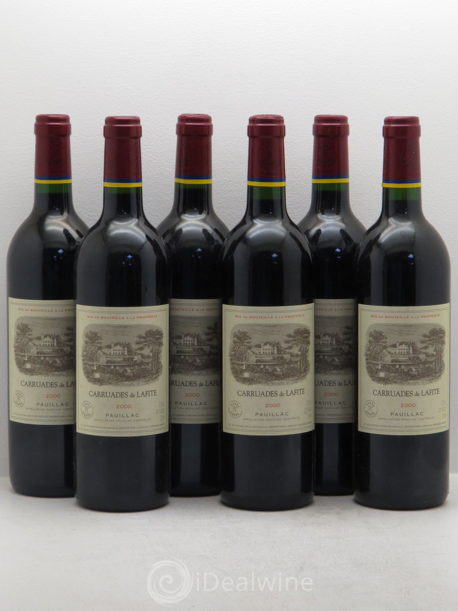 Carruades de Lafite Rothschild Second Vin 2000 - Lot de 6 bouteilles - 0