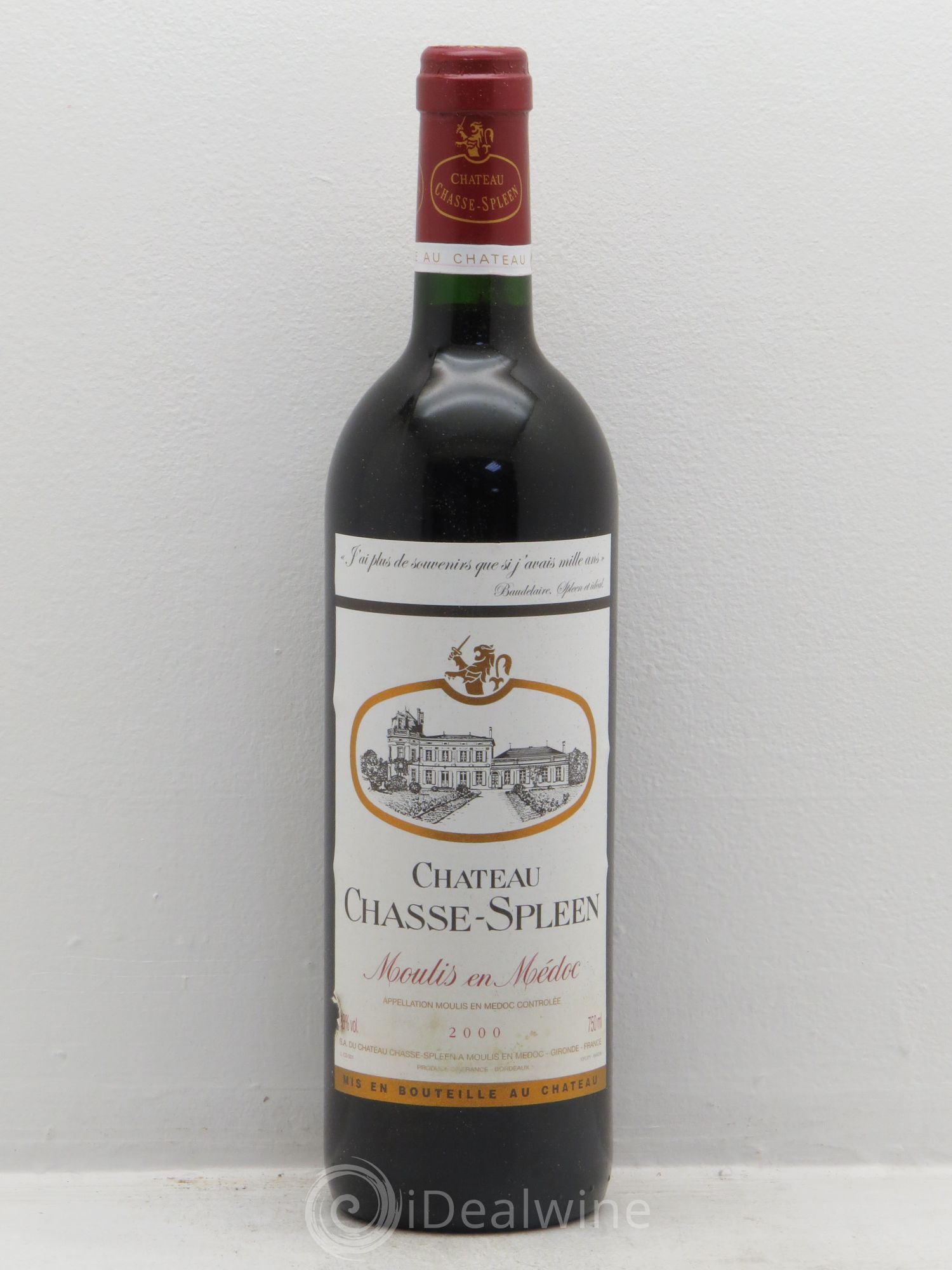Château Chasse Spleen 2000 - Lot de 12 bouteilles - 0