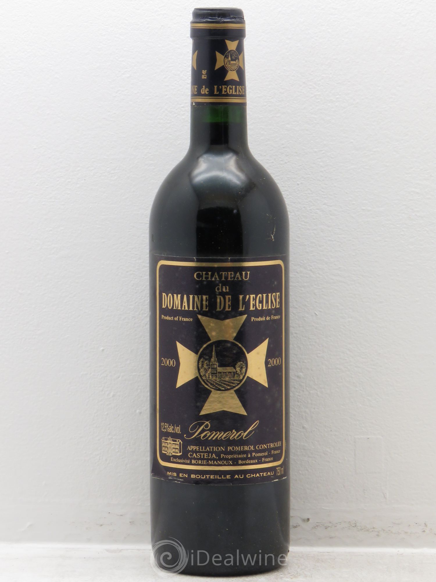 Château du Domaine de l'Église 2000 - Lot de 12 bouteilles - 0
