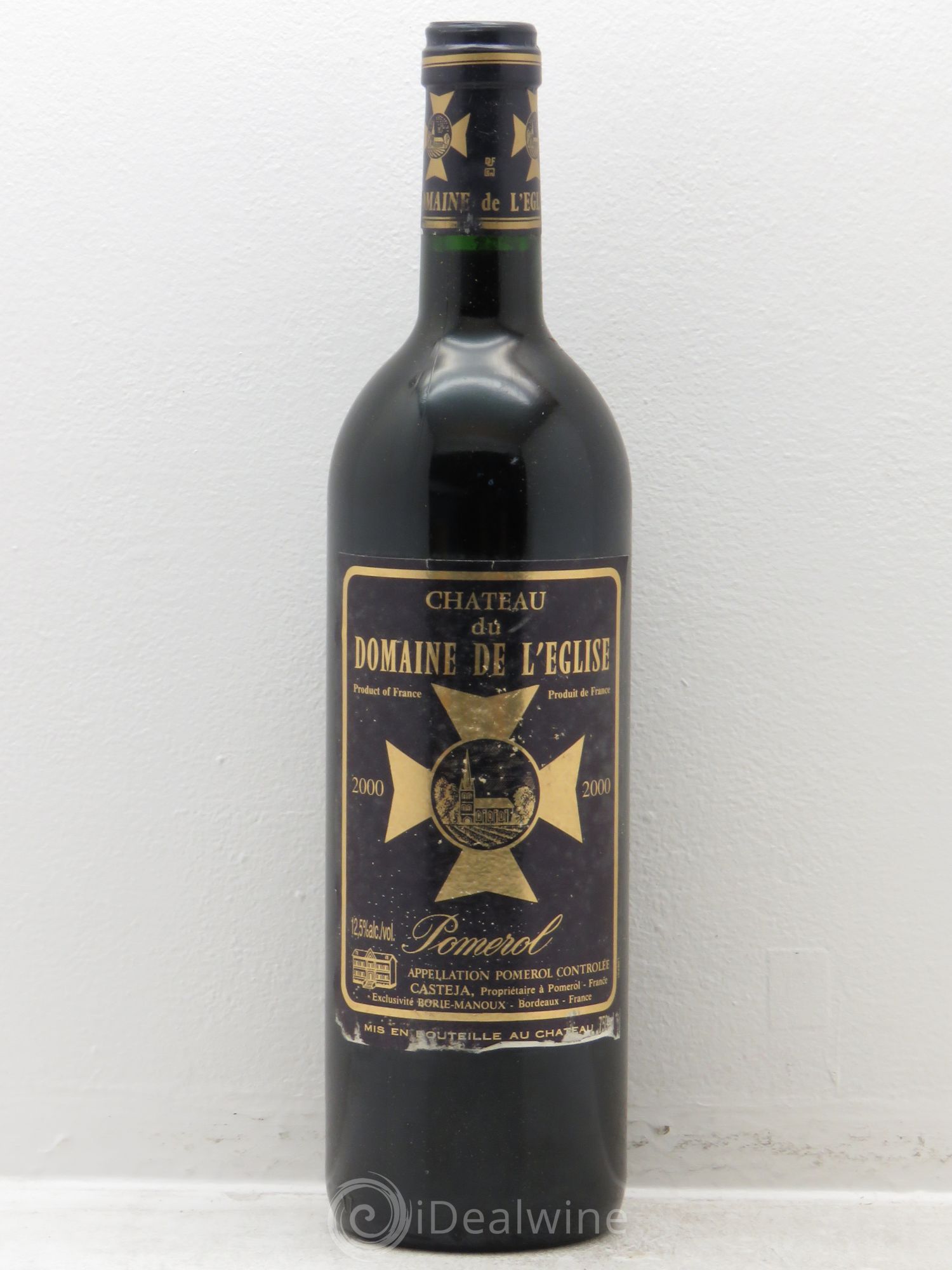 Château du Domaine de l'Église 2000 - Lot de 6 bouteilles - 0