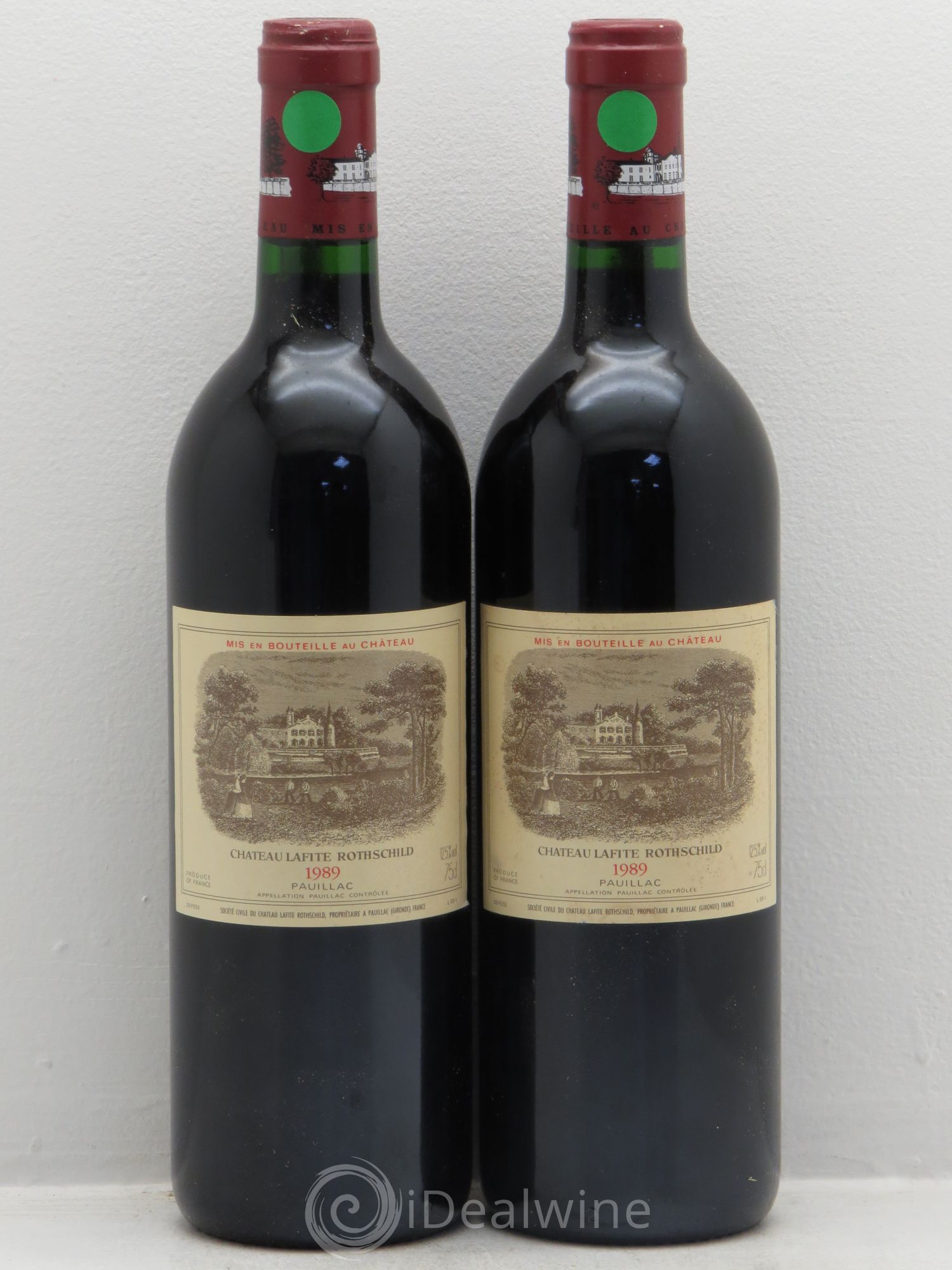 Château Lafite Rothschild 1er Grand Cru Classé 1989 - Lot de 2 bouteilles - 0