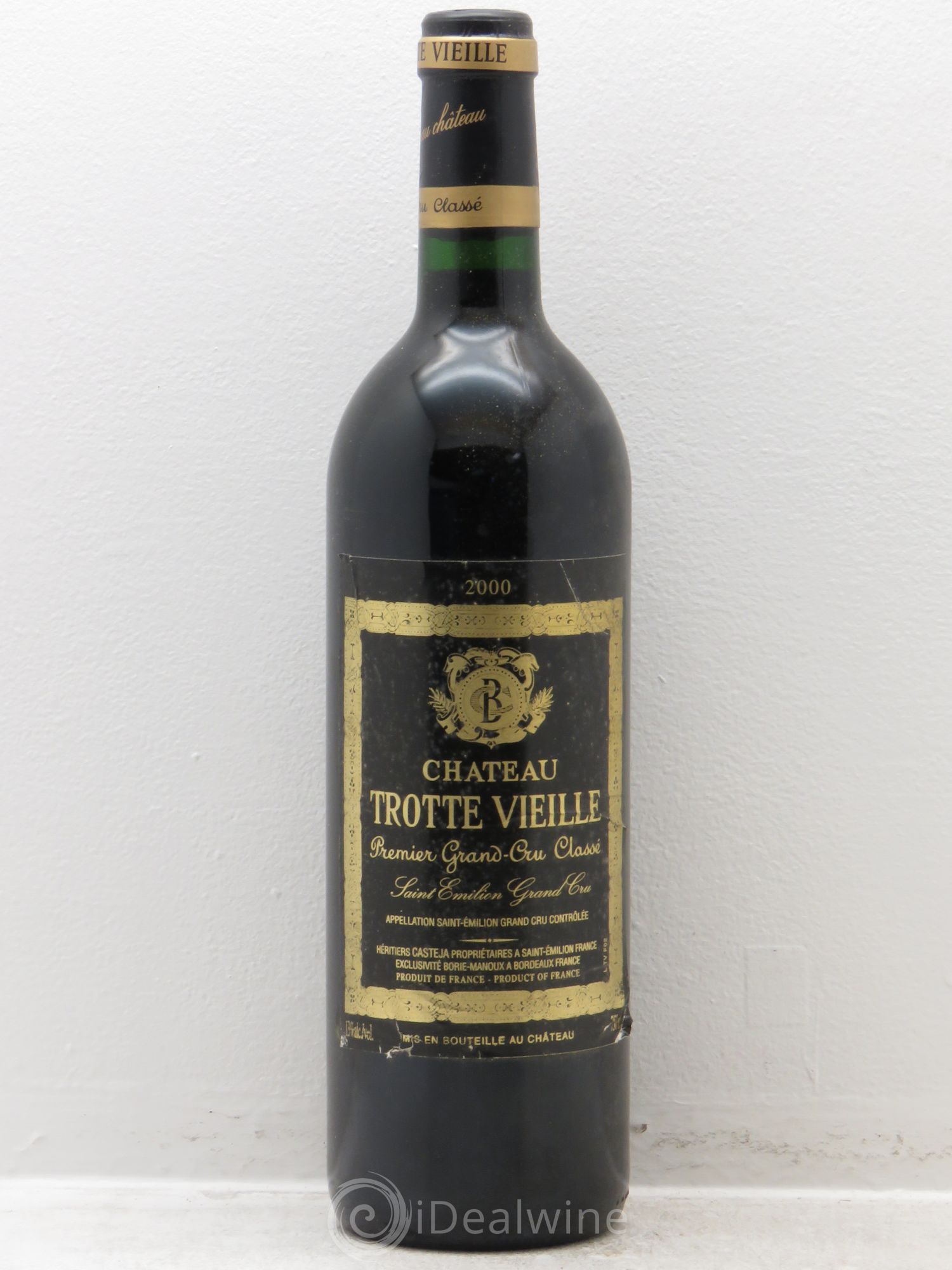 Château Trotte Vieille 1er Grand Cru Classé B 2000 - Lot de 12 bouteilles - 0