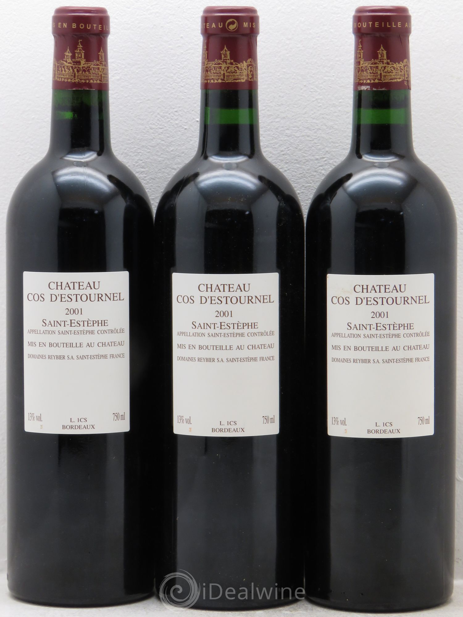 Cos d'Estournel 2ème Grand Cru Classé 2001 - Lot de 12 bouteilles - 6