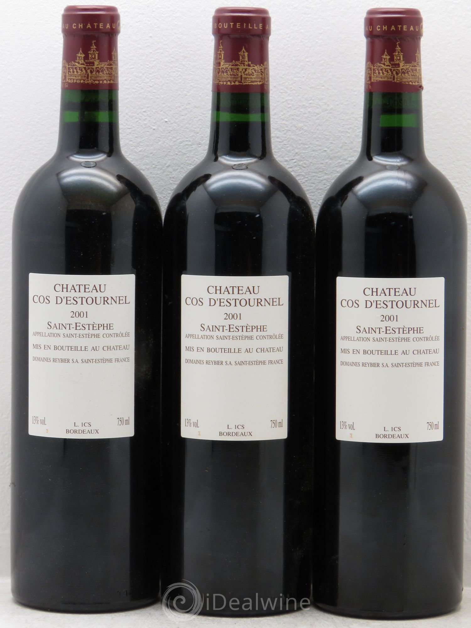 Cos d'Estournel 2ème Grand Cru Classé 2001 - Lot de 12 bouteilles - 8