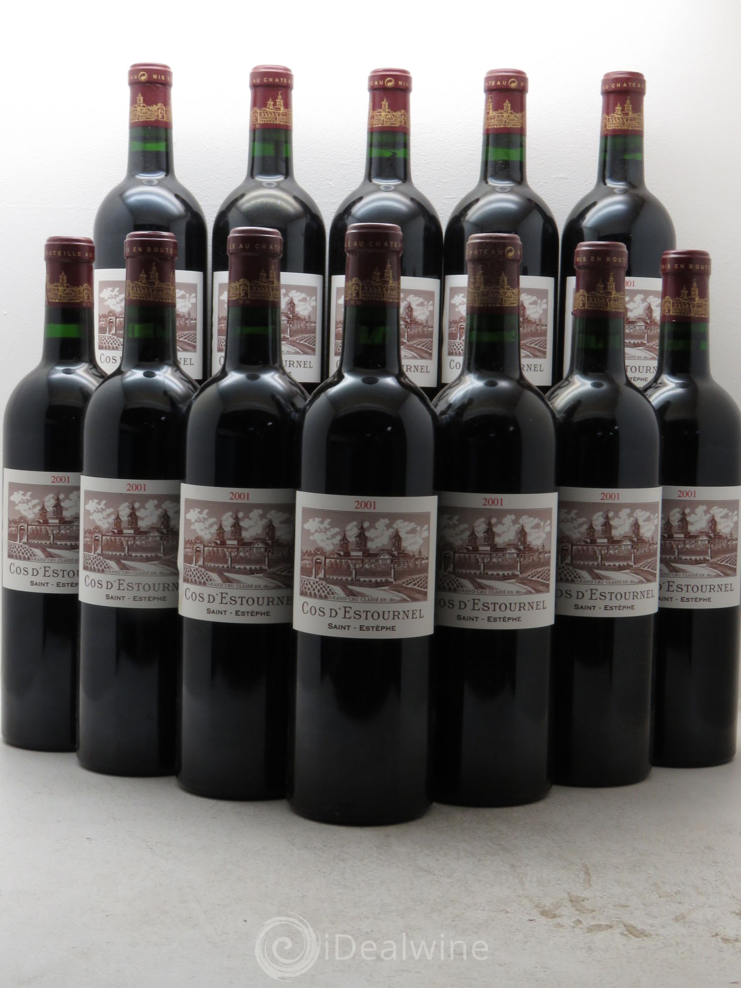Cos d'Estournel 2ème Grand Cru Classé 2001 - Lot de 12 bouteilles - 0