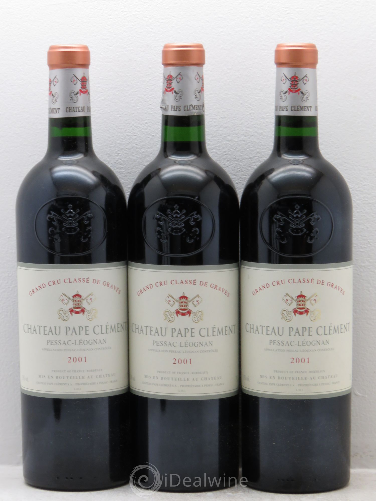 Château Pape Clément Cru Classé de Graves 2001 - Lot de 12 bouteilles - 2