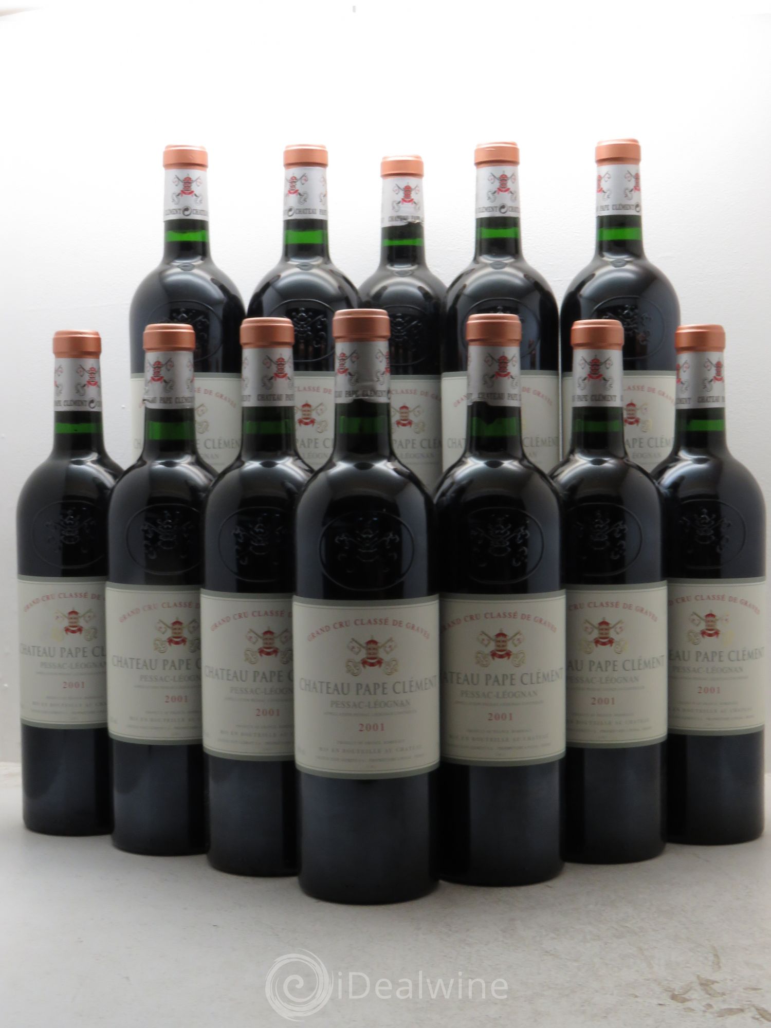 Château Pape Clément Cru Classé de Graves 2001 - Lot de 12 bouteilles - 0
