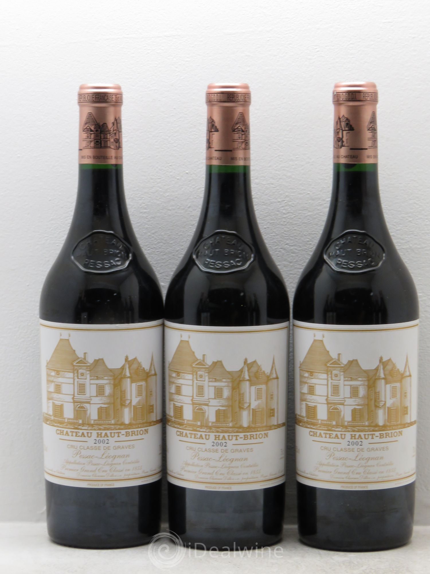 Château Haut Brion 1er Grand Cru Classé 2002 - Lot de 12 bouteilles - 2