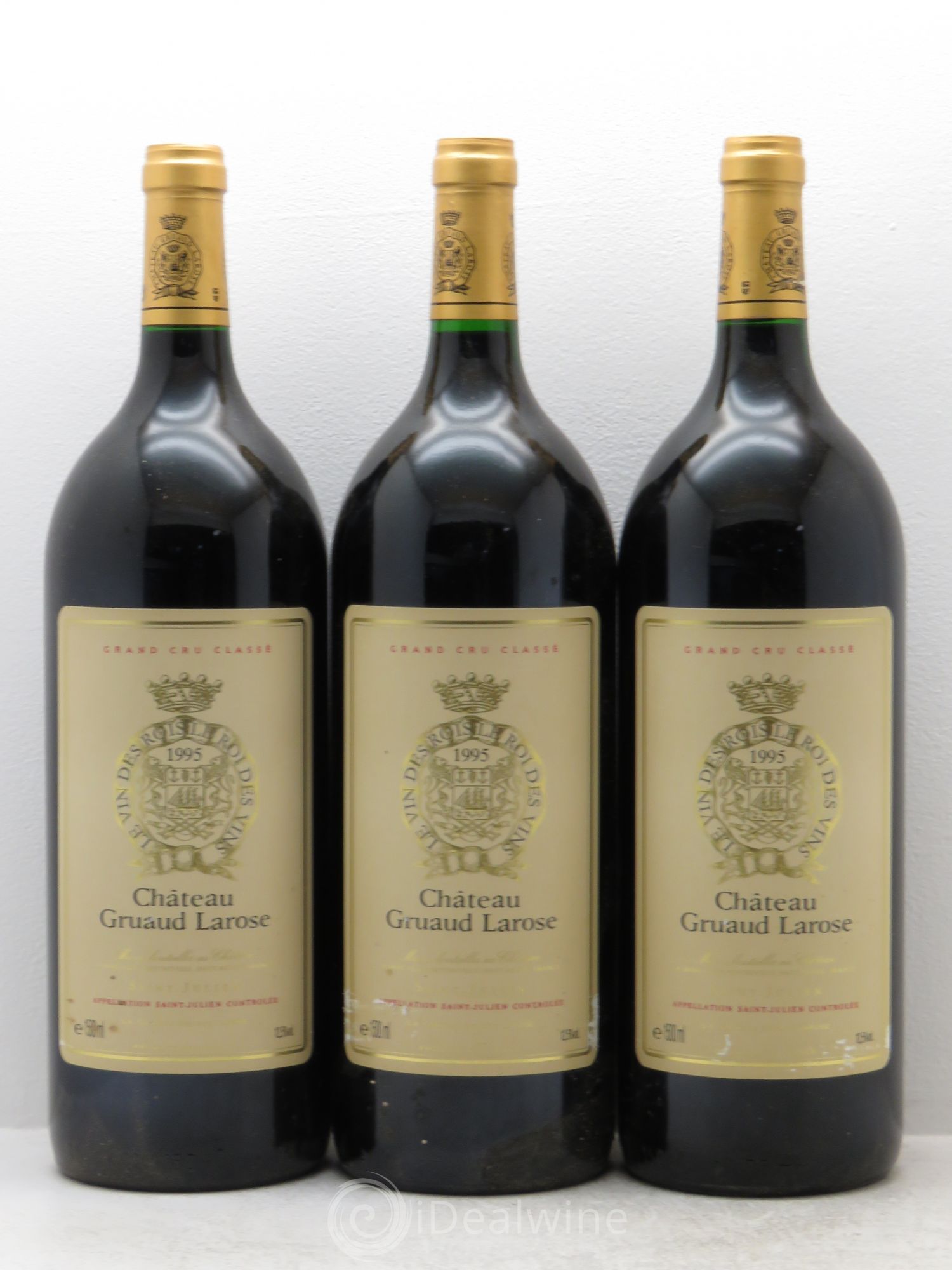 Château Gruaud Larose 2ème Grand Cru Classé 1995 - Lot de 3 magnums - 0