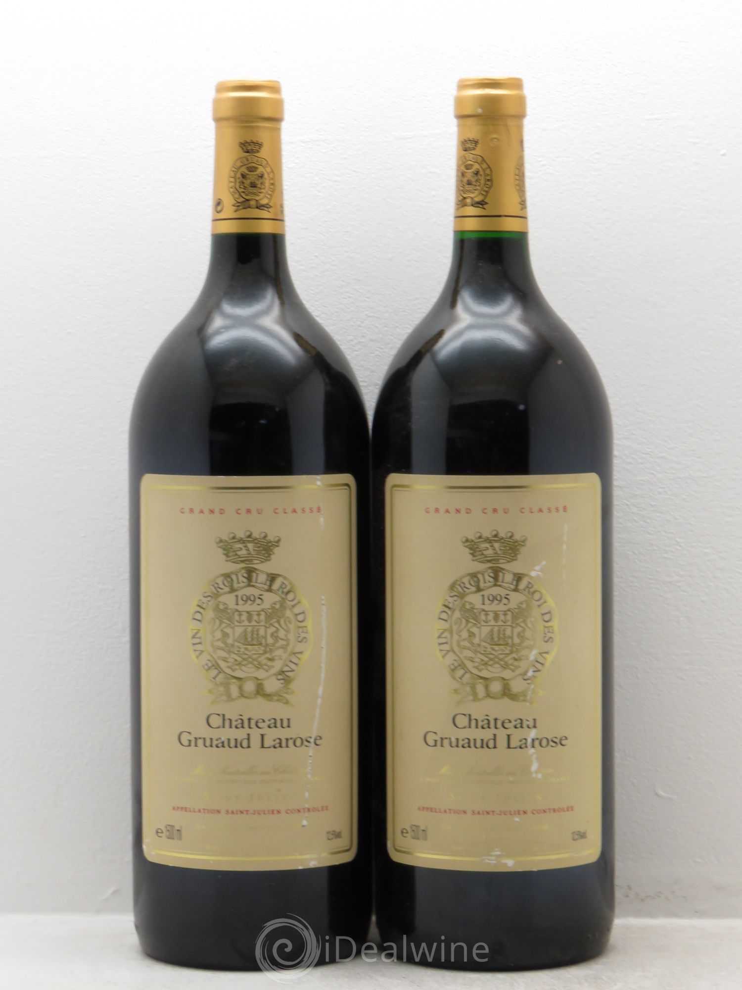 Château Gruaud Larose 2ème Grand Cru Classé 1995 - Lot de 2 magnums - 0