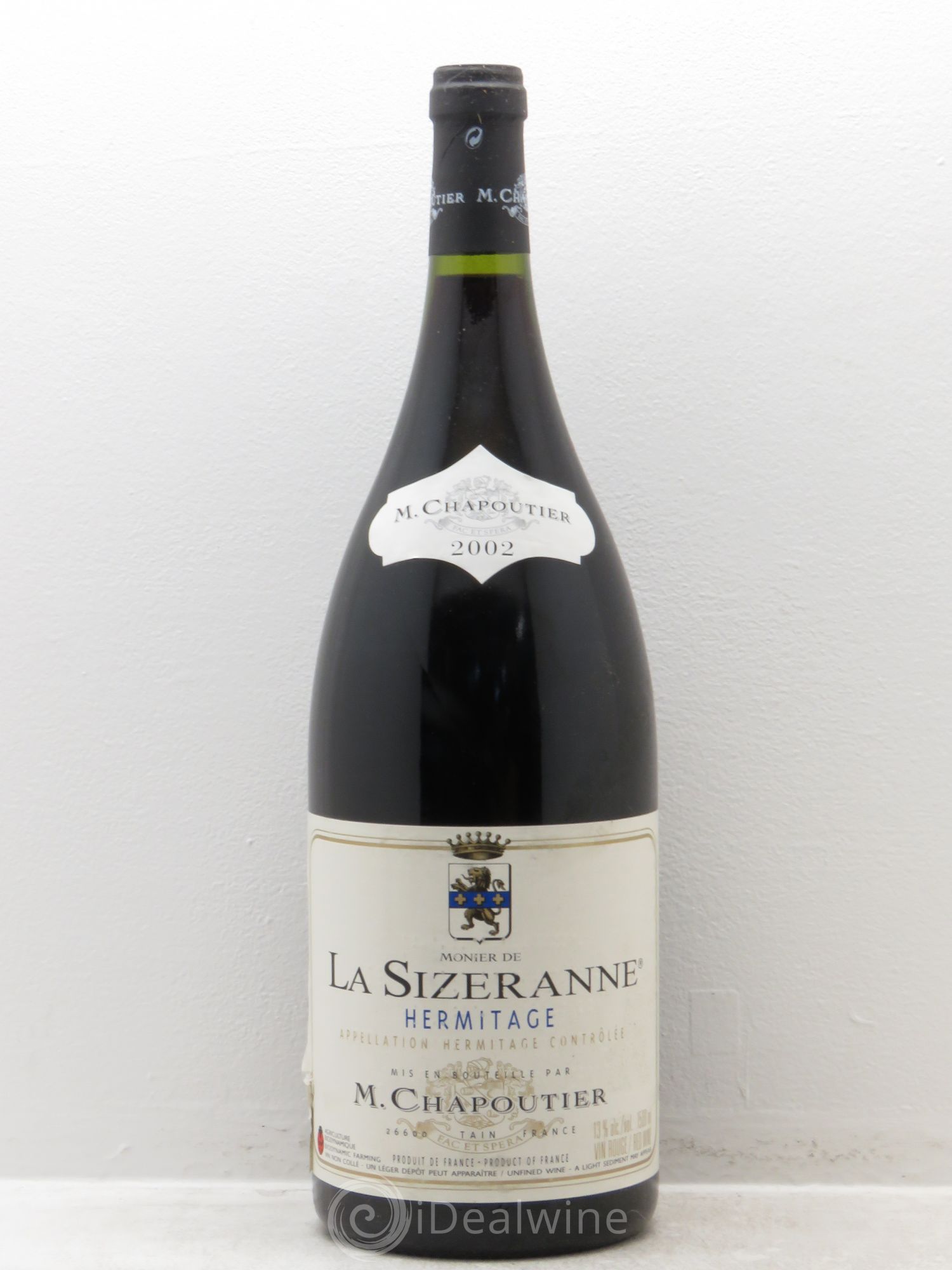 Hermitage Monier de La Sizeranne Chapoutier 2002 - Lot de 6 magnums - 0