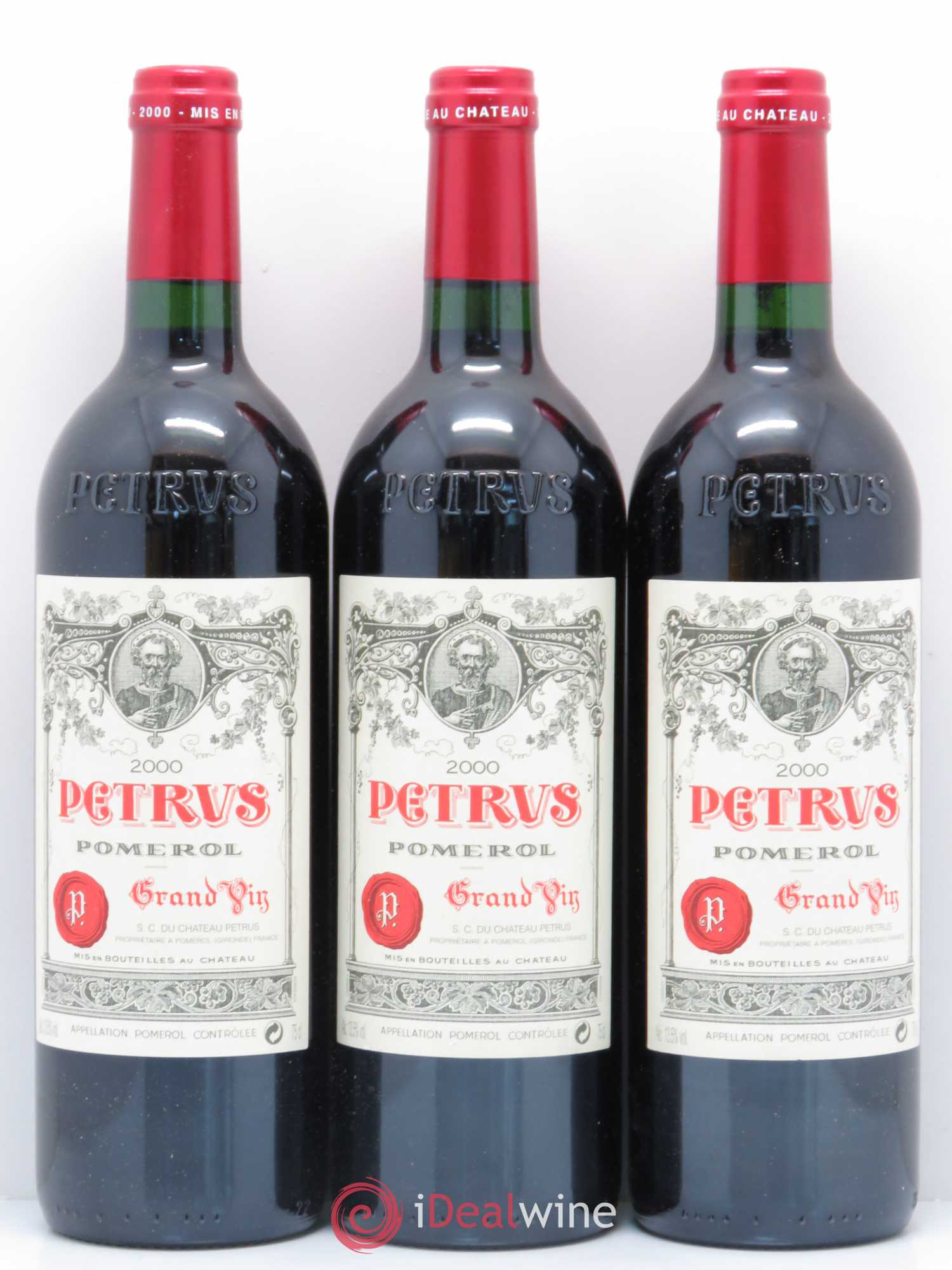 Petrus 2000 - Lot de 3 bouteilles - 0
