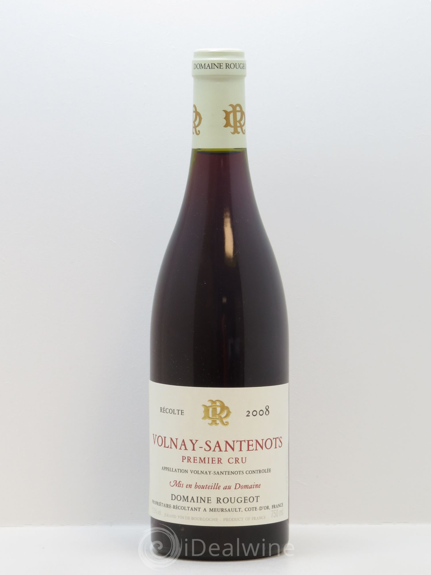 Volnay 1er Cru Les Santenots Marc Rougeot-Dupin 2008 - Lot de 1 bouteille - 0