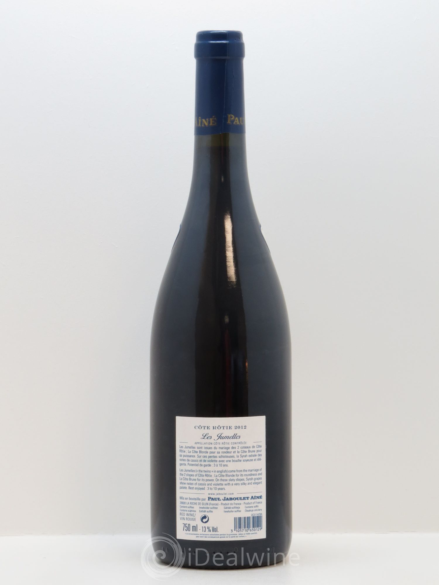 Côte-Rôtie Les Jumelles Paul Jaboulet Ainé 2012 - Lot de 1 bouteille - 1