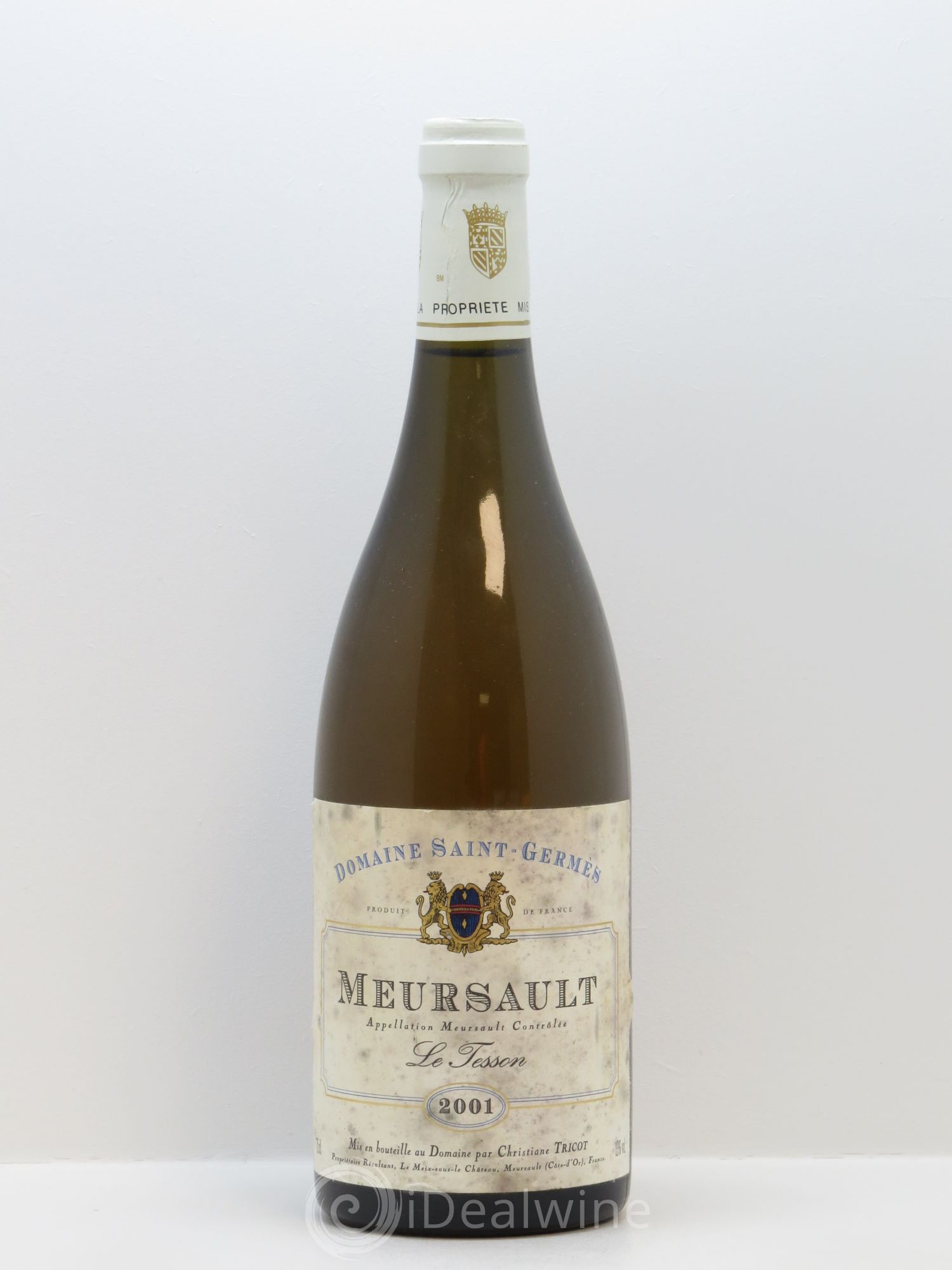 Meursault Les Tessons Saint-Germès (Domaine) 2001 - Lot de 1 bouteille - 0