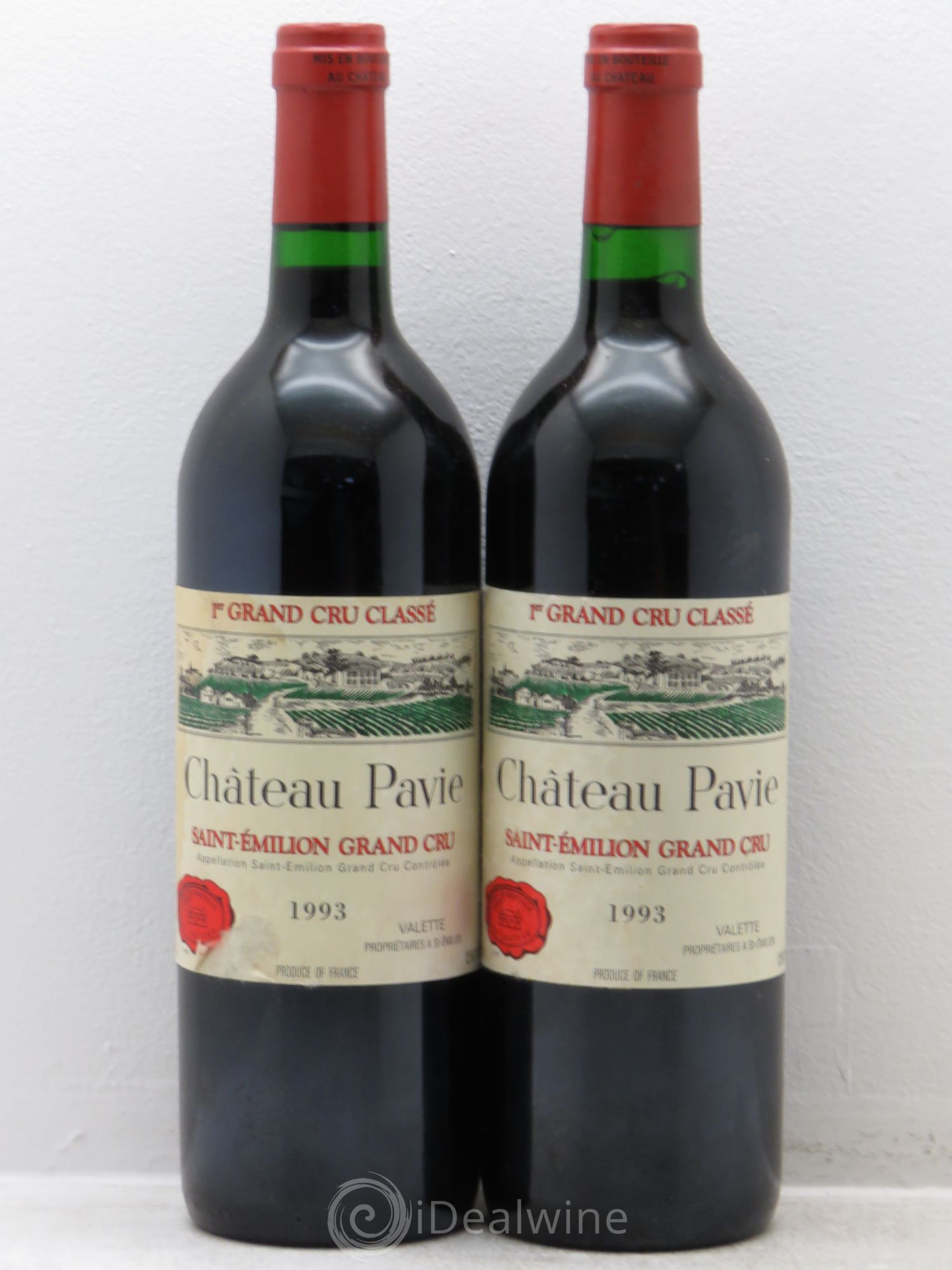 Château Pavie 1er Grand Cru Classé A 1993 - Lot de 2 bouteilles - 0