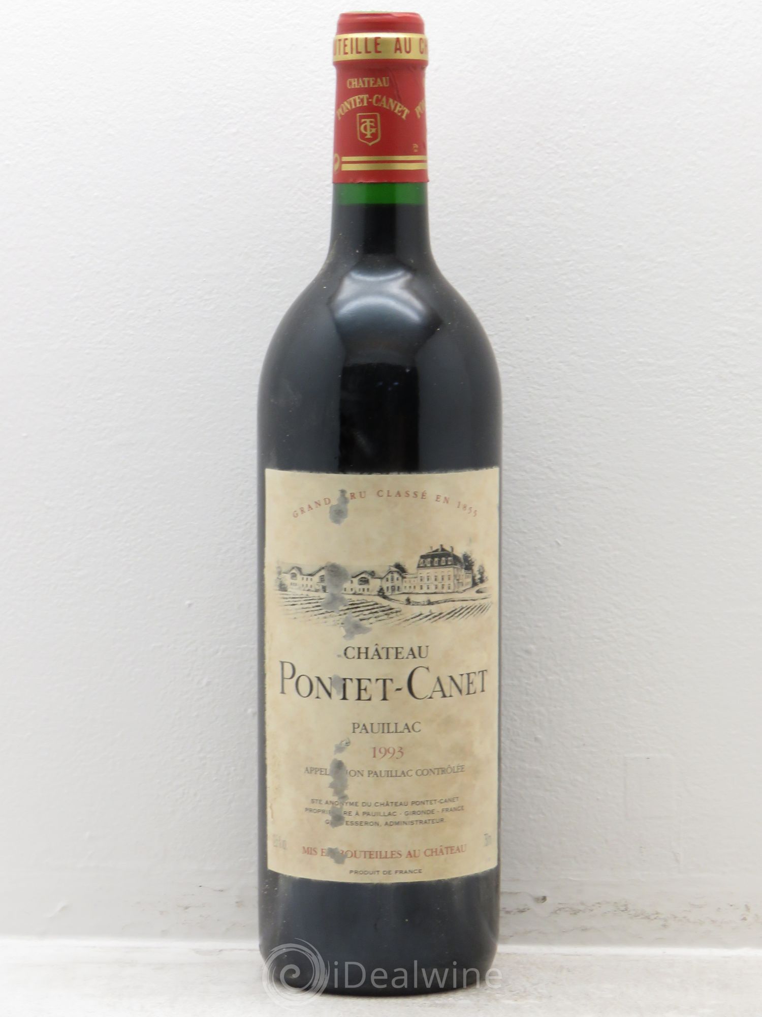 Château Pontet Canet 5ème Grand Cru Classé 1993 - Lot de 6 bouteilles - 0