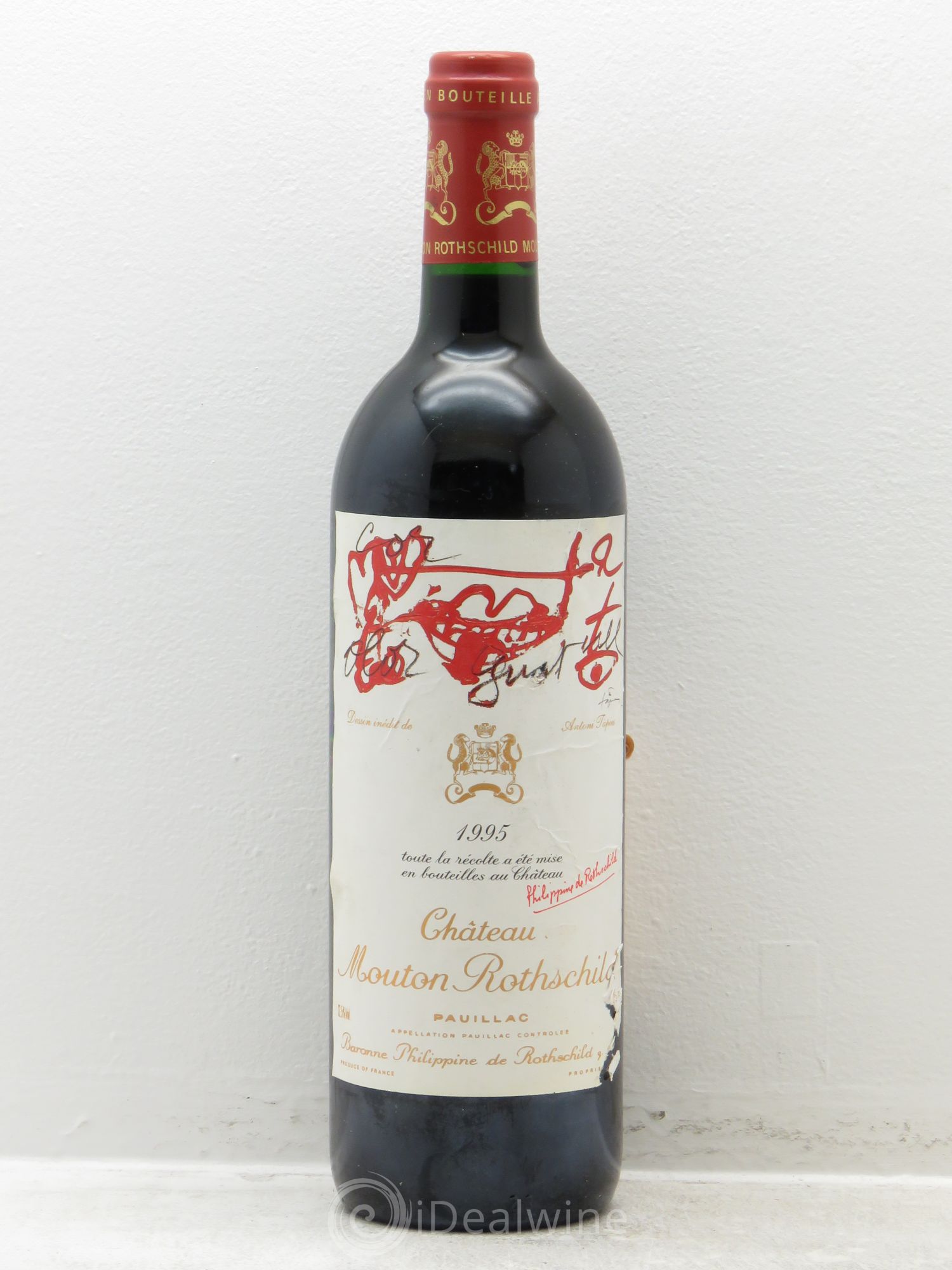 Château Mouton Rothschild 1er Grand Cru Classé 1995 - Lot de 1 bouteille - 0