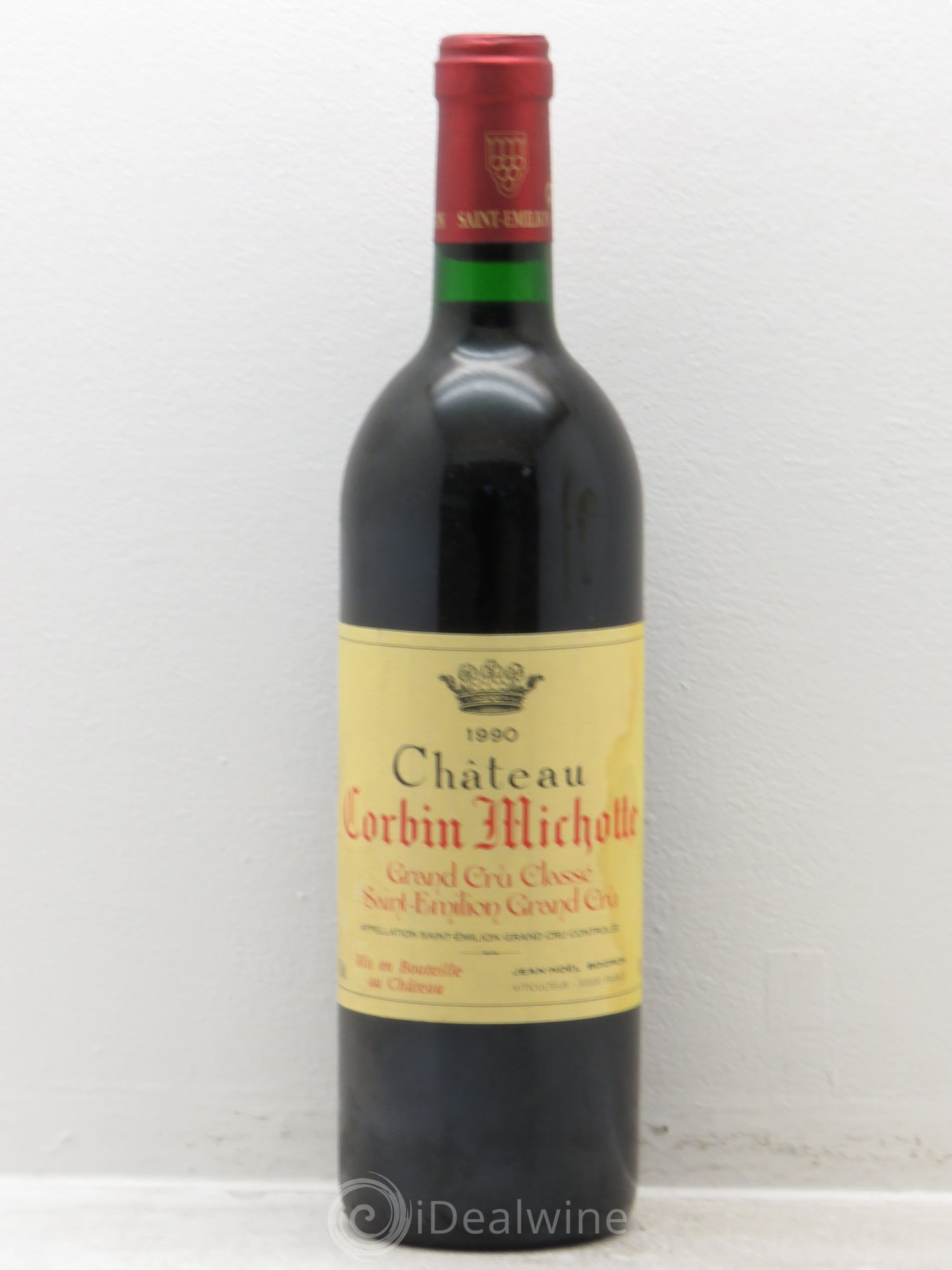 Château Corbin Michotte Grand Cru Classé 1990 - Lot de 12 bouteilles - 0