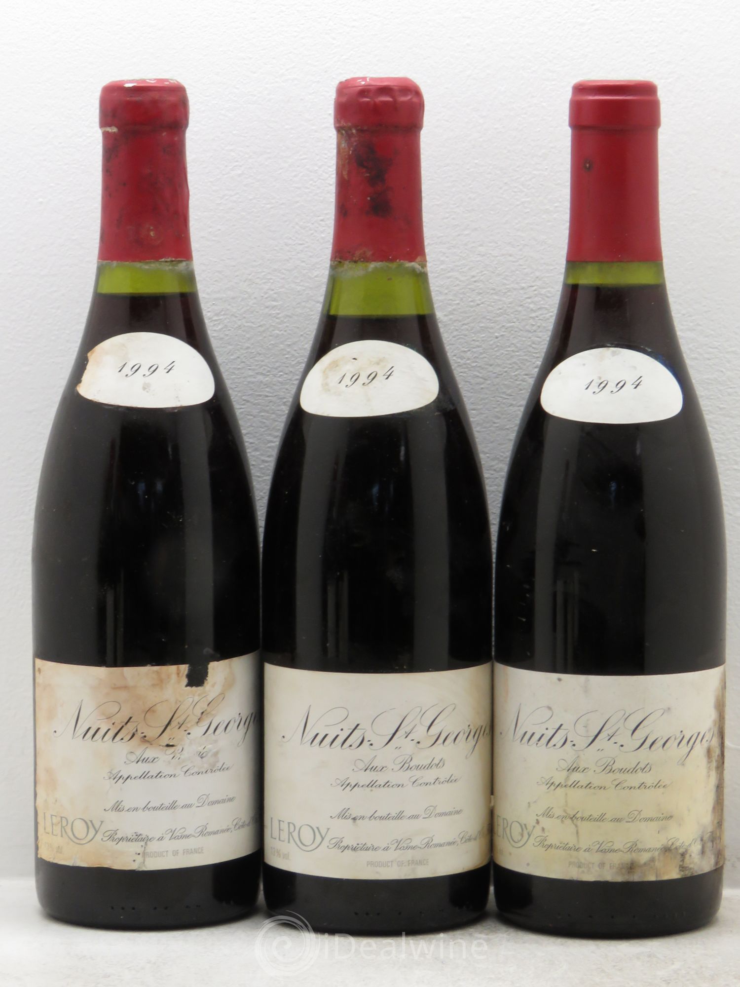 Nuits-Saint-Georges 1er Cru Aux Boudots Leroy (Domaine) 1994 - Lot de 6 bouteilles - 1