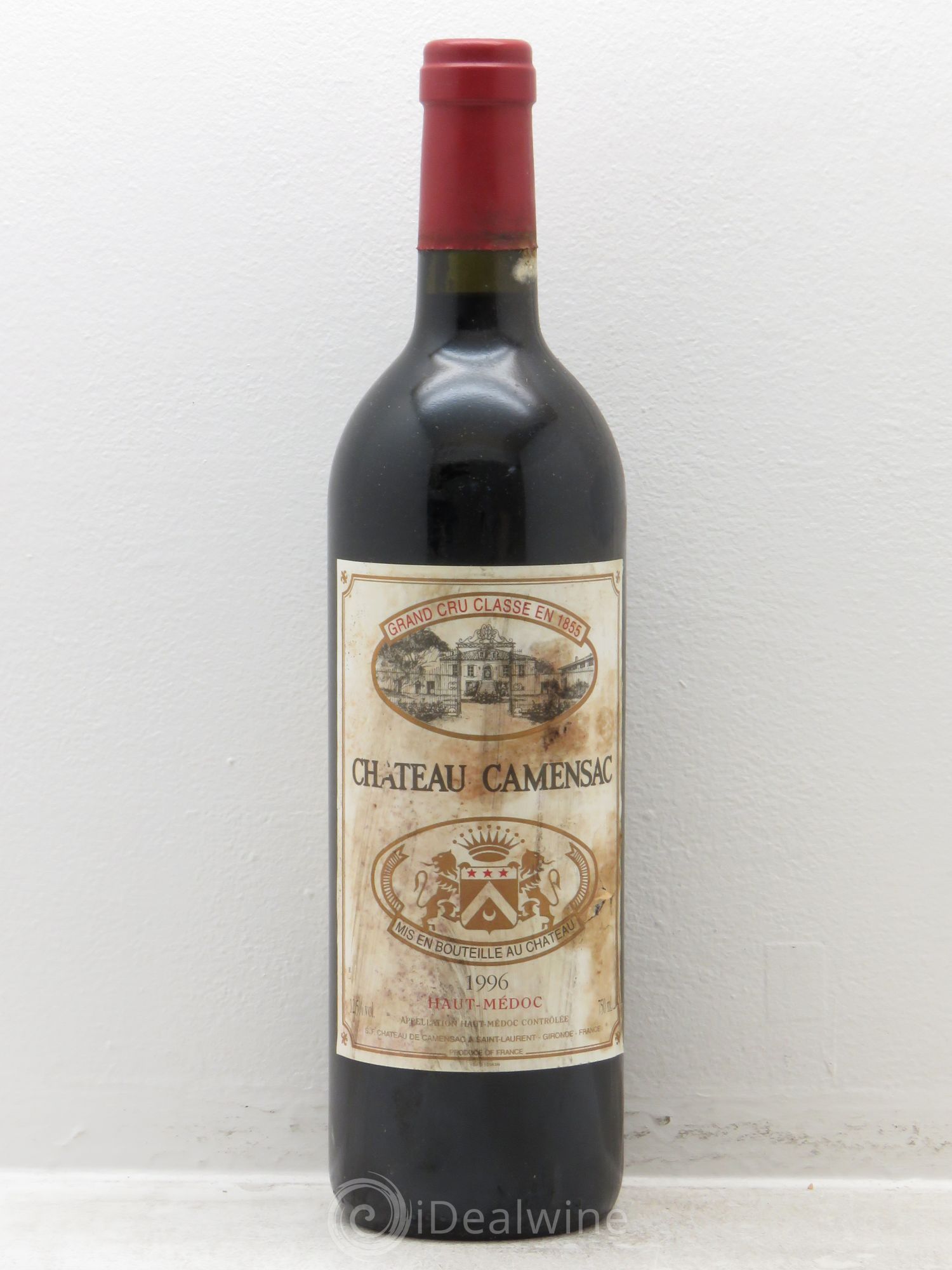 Château Camensac 5ème Grand Cru Classé 1996 - Lot de 1 bouteille - 0