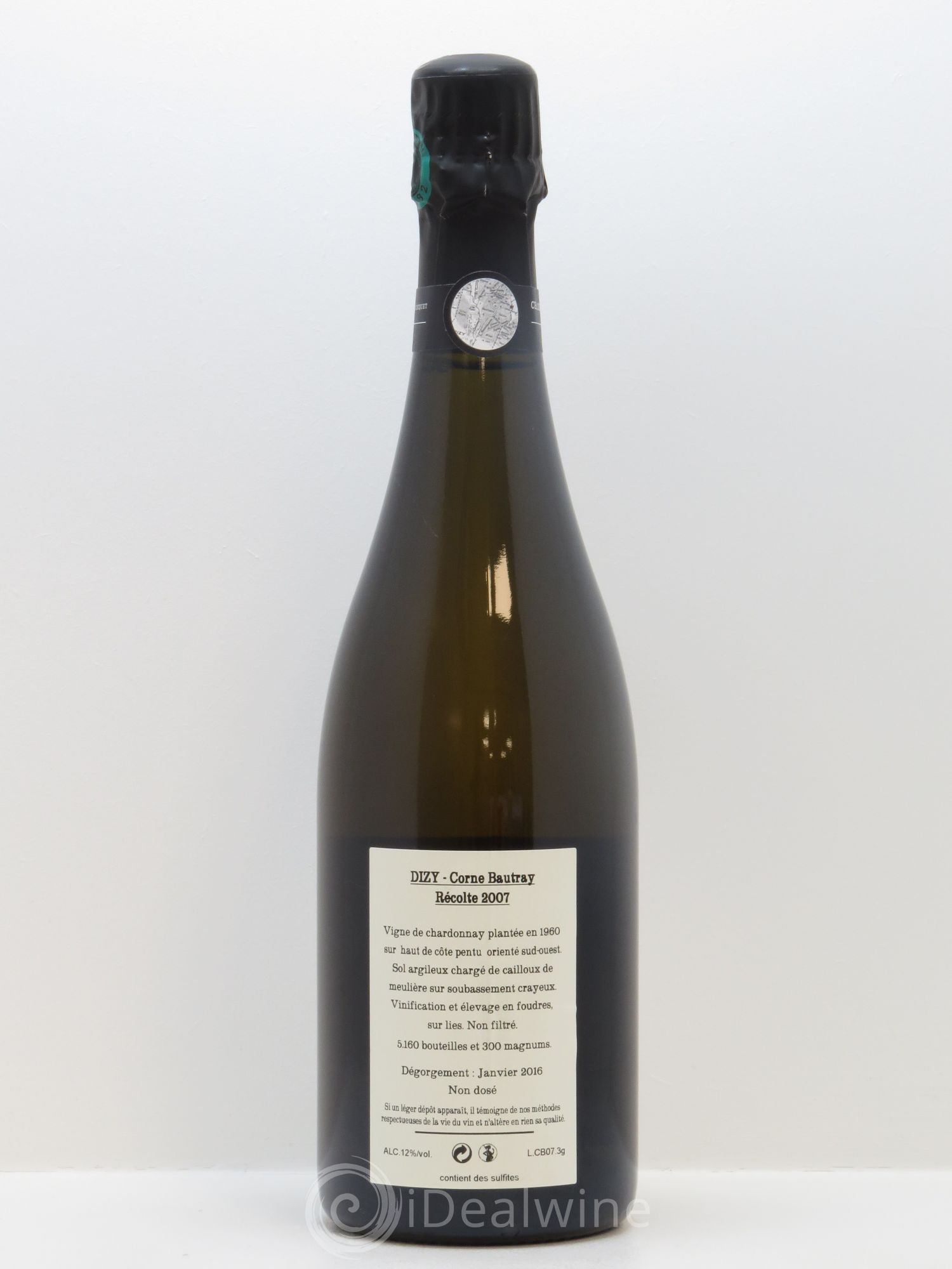 Dizy Corne Bautray Extra-Brut Jacquesson 2007 - Lot de 1 bouteille - 1