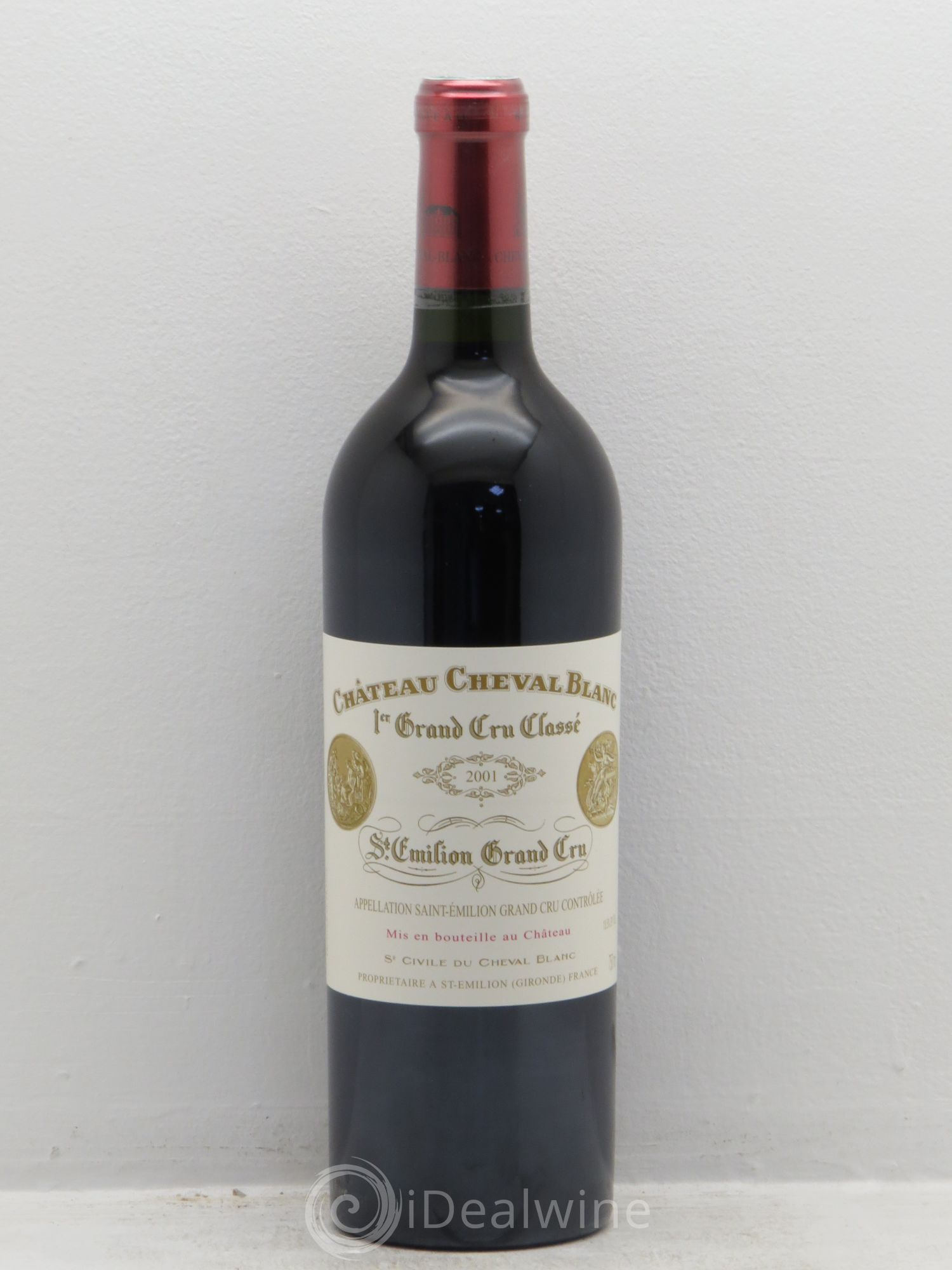 Château Cheval Blanc 1er Grand Cru Classé A 2001 - Lot de 1 bouteille - 0