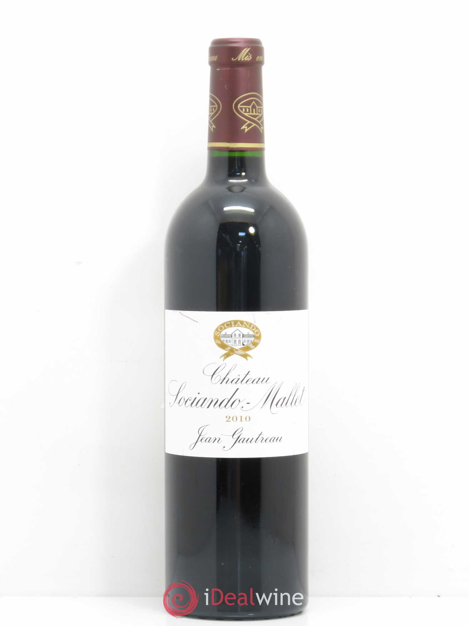 Château Sociando Mallet 2010 - Lot de 1 bouteille - 0