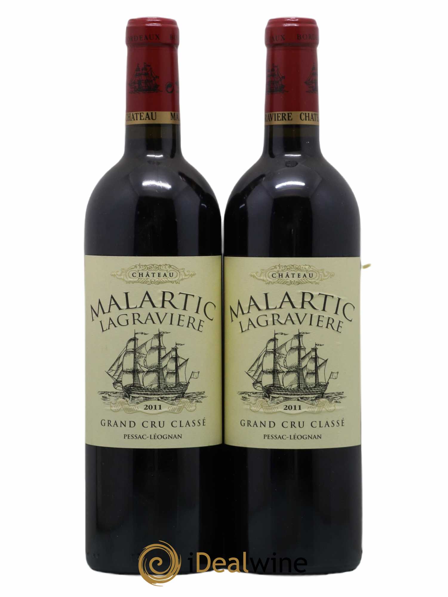 Château Malartic-Lagravière Cru Classé de Graves 2011 - Lot of 2 bottles - 0