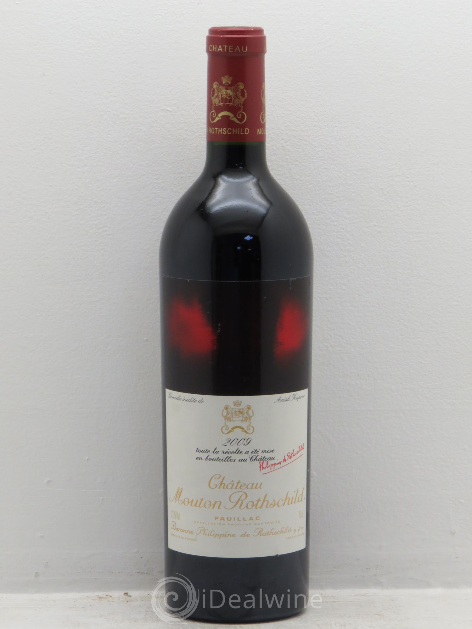 Château Mouton Rothschild 1er Grand Cru Classé 2009 - Lot de 1 bouteille - 0