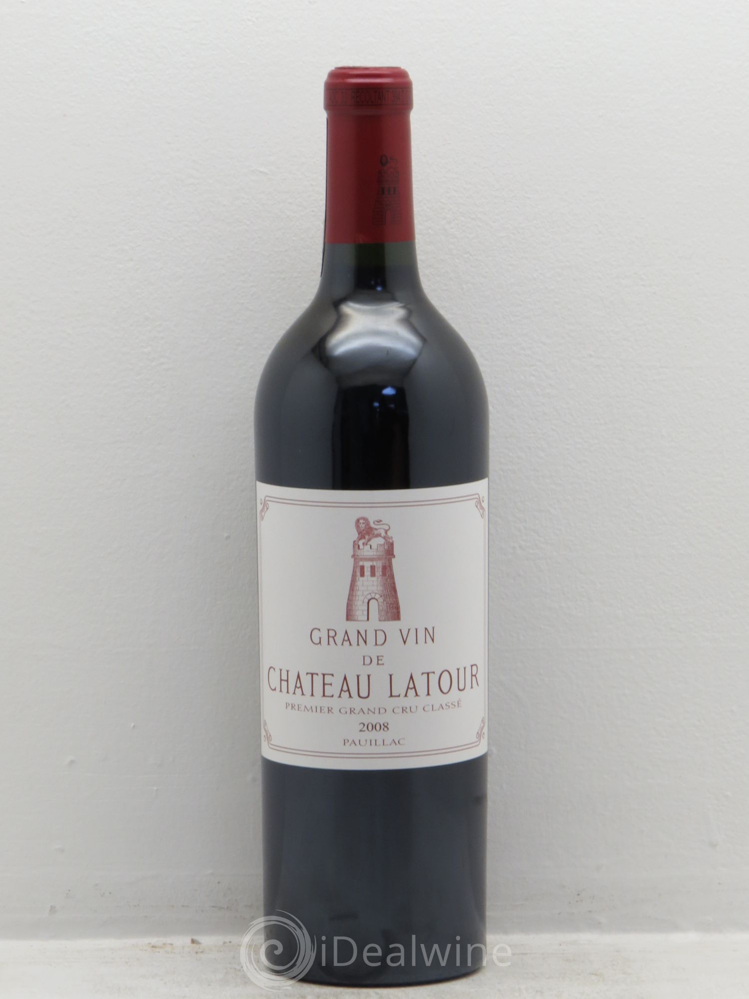 Château Latour 1er Grand Cru Classé 2008 - Lot de 1 bouteille - 0