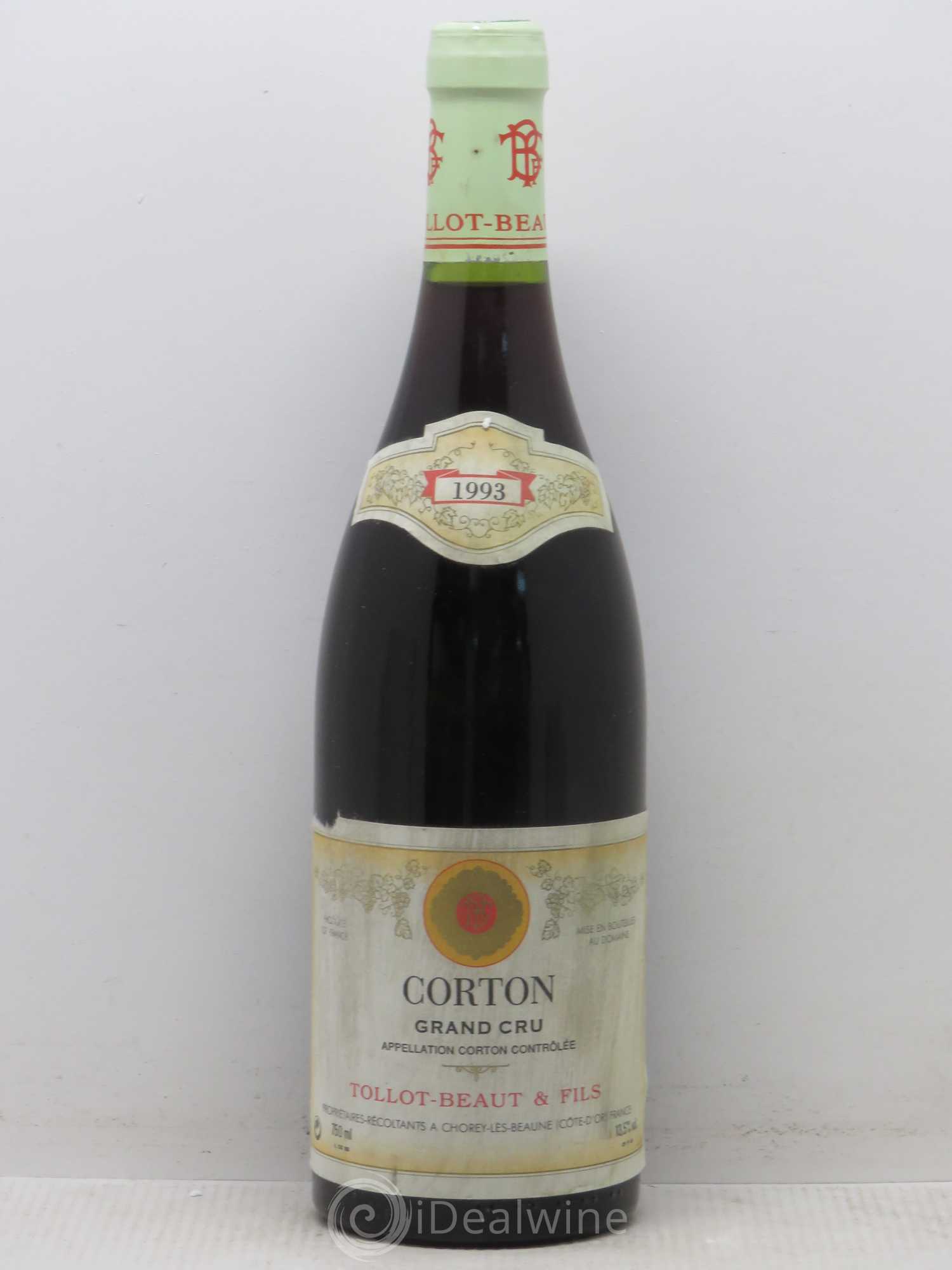 Corton Grand Cru Tollot Beaut (Domaine) 1993 - Lot de 1 bouteille - 0