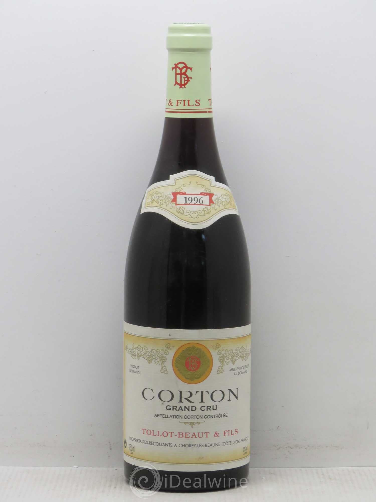 Corton Grand Cru Tollot Beaut (Domaine) 1996 - Lot de 1 bouteille - 0