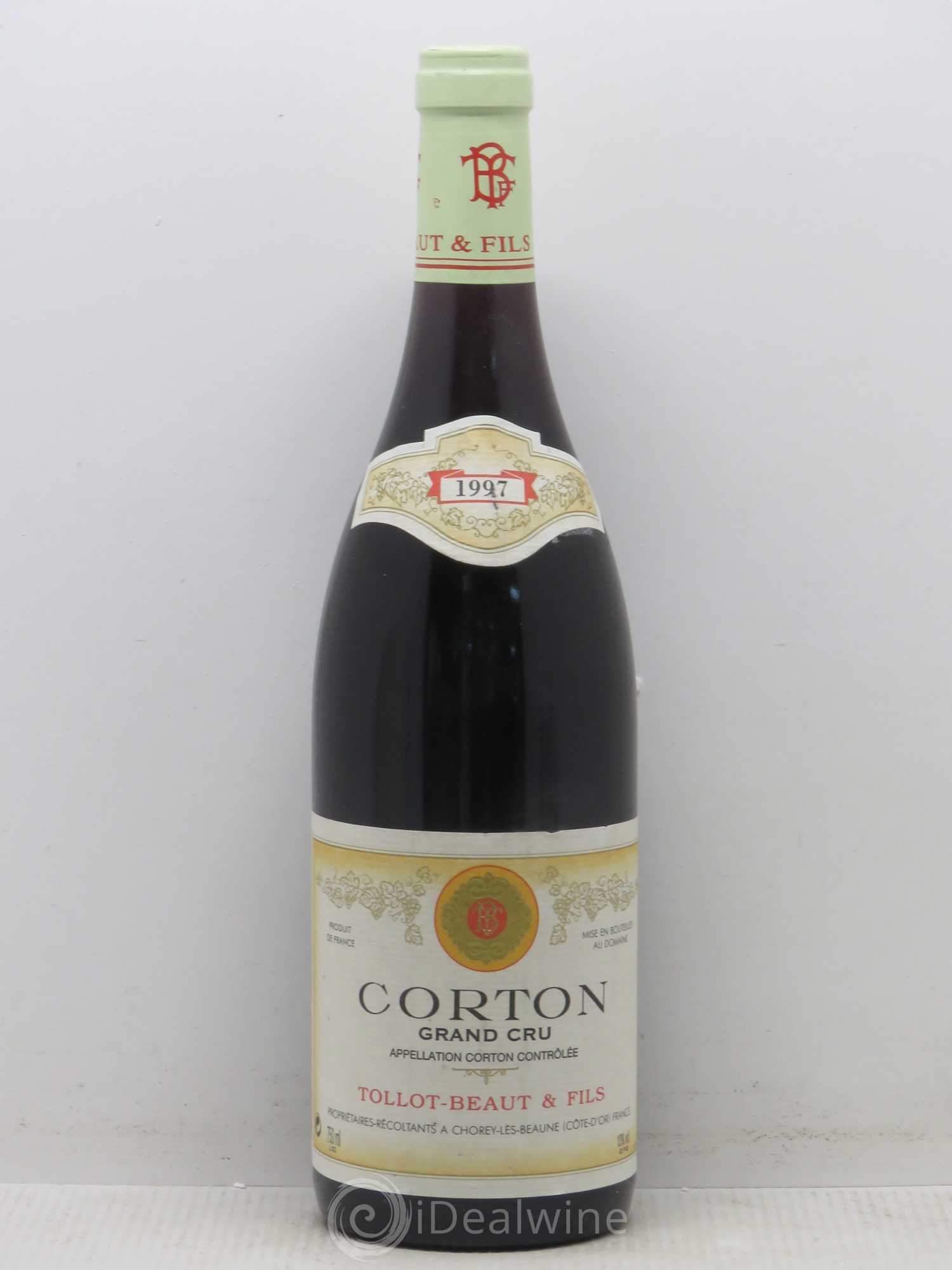 Corton Grand Cru Tollot Beaut (Domaine) 1997 - Lot de 1 bouteille - 0