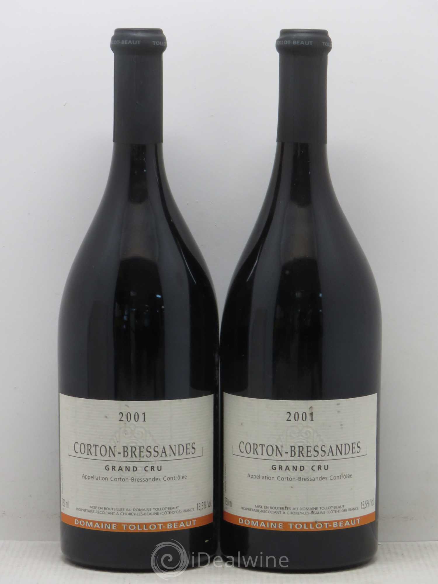Corton-Bressandes Grand Cru Tollot Beaut (Domaine) 2001 - Lot de 2 bouteilles - 0