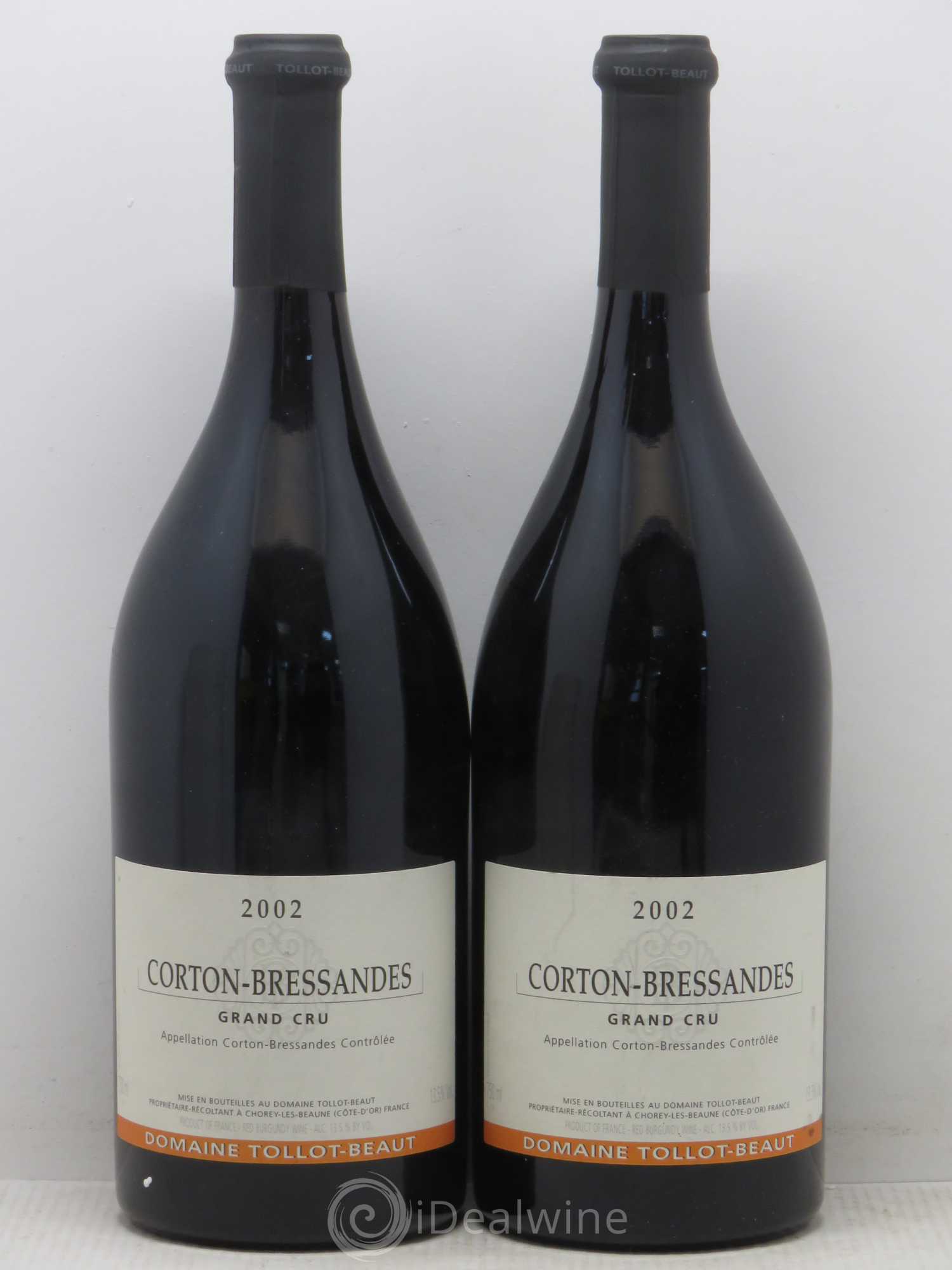 Corton-Bressandes Grand Cru Tollot Beaut (Domaine) 2002 - Lot de 2 bouteilles - 0