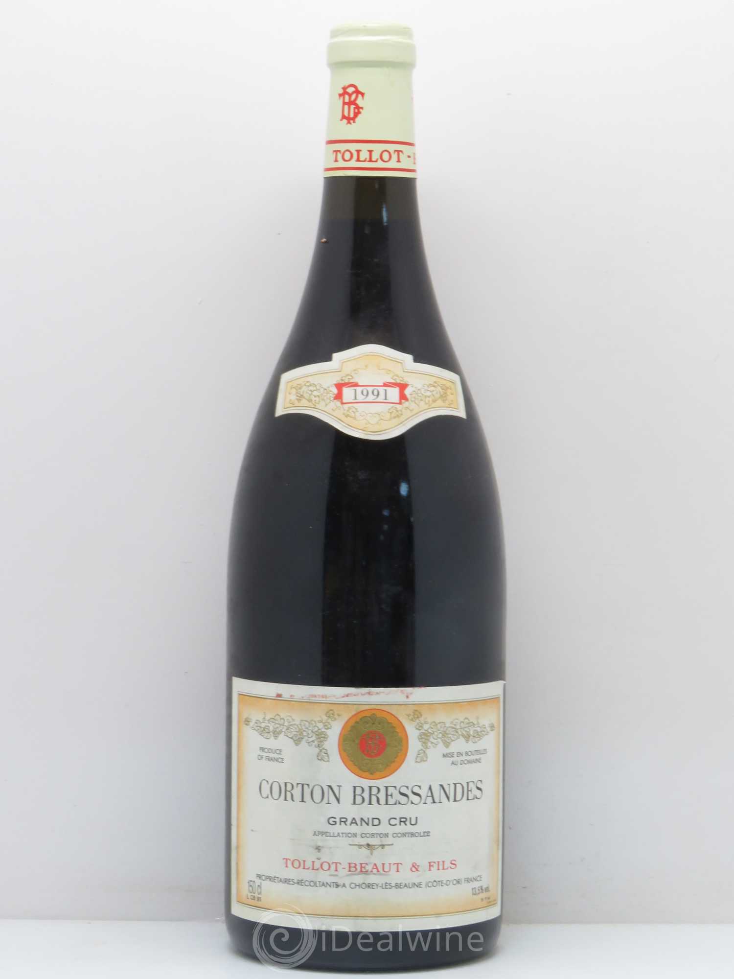 Corton-Bressandes Grand Cru Tollot Beaut (Domaine) Domaine Tollot Beaut 1991 - Lotto di 1 magnum - 0