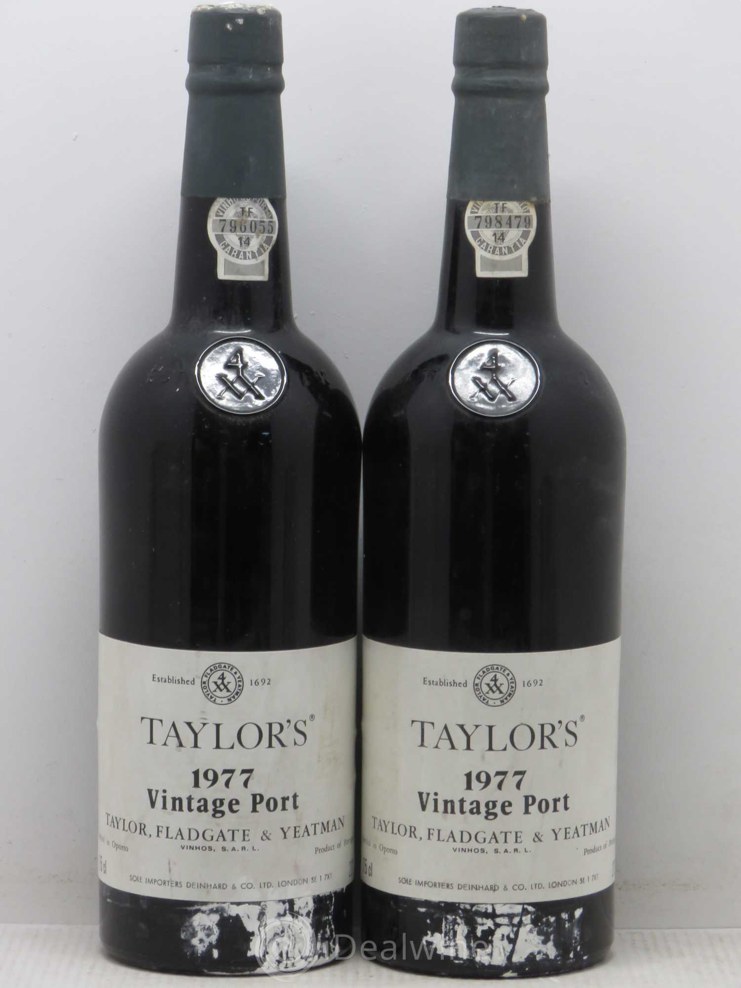 Porto Taylor's Vintage 1977 - Lot de 2 bouteilles - 0